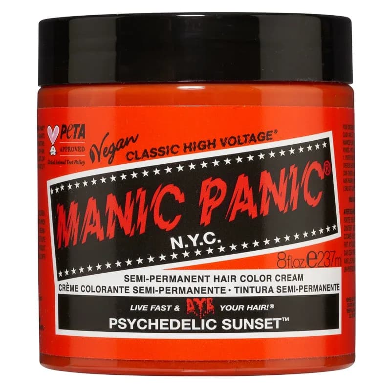Manic Panic Classic High Voltage Semi-Permanent Hair Color Cream 237 ml Psychedelic Sunset från Manic Panic – köp hos Apotek Hjärtat
