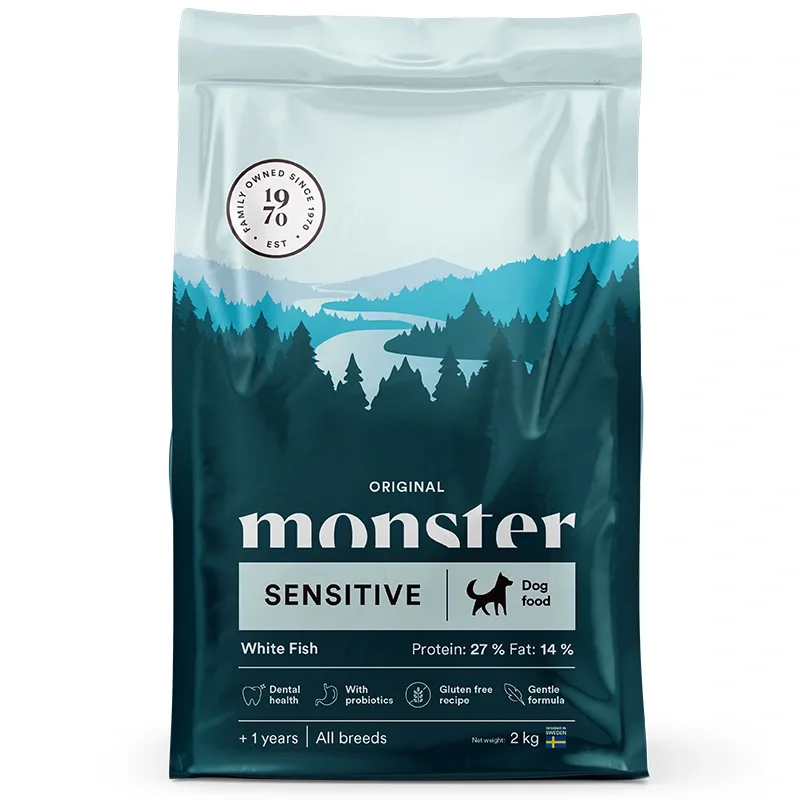 Monster Dog Original Sensitive White Fish 2 kg från Monster – köp hos Apotek Hjärtat