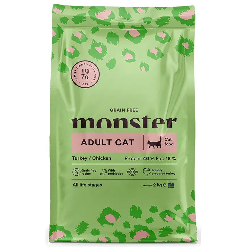 Monster Cat Grain Free Adult Turkey/Chicken 2 kg från Monster – köp hos Apotek Hjärtat