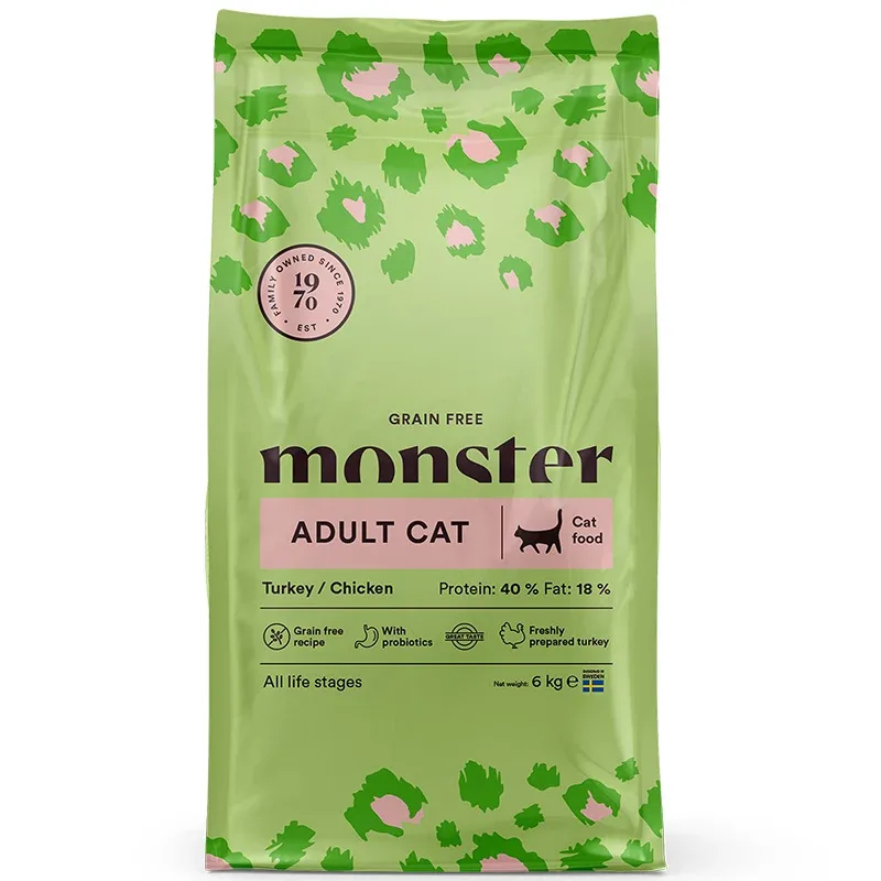 Monster Cat Grain Free Adult Turkey/Chicken 6 kg från Monster – köp hos Apotek Hjärtat