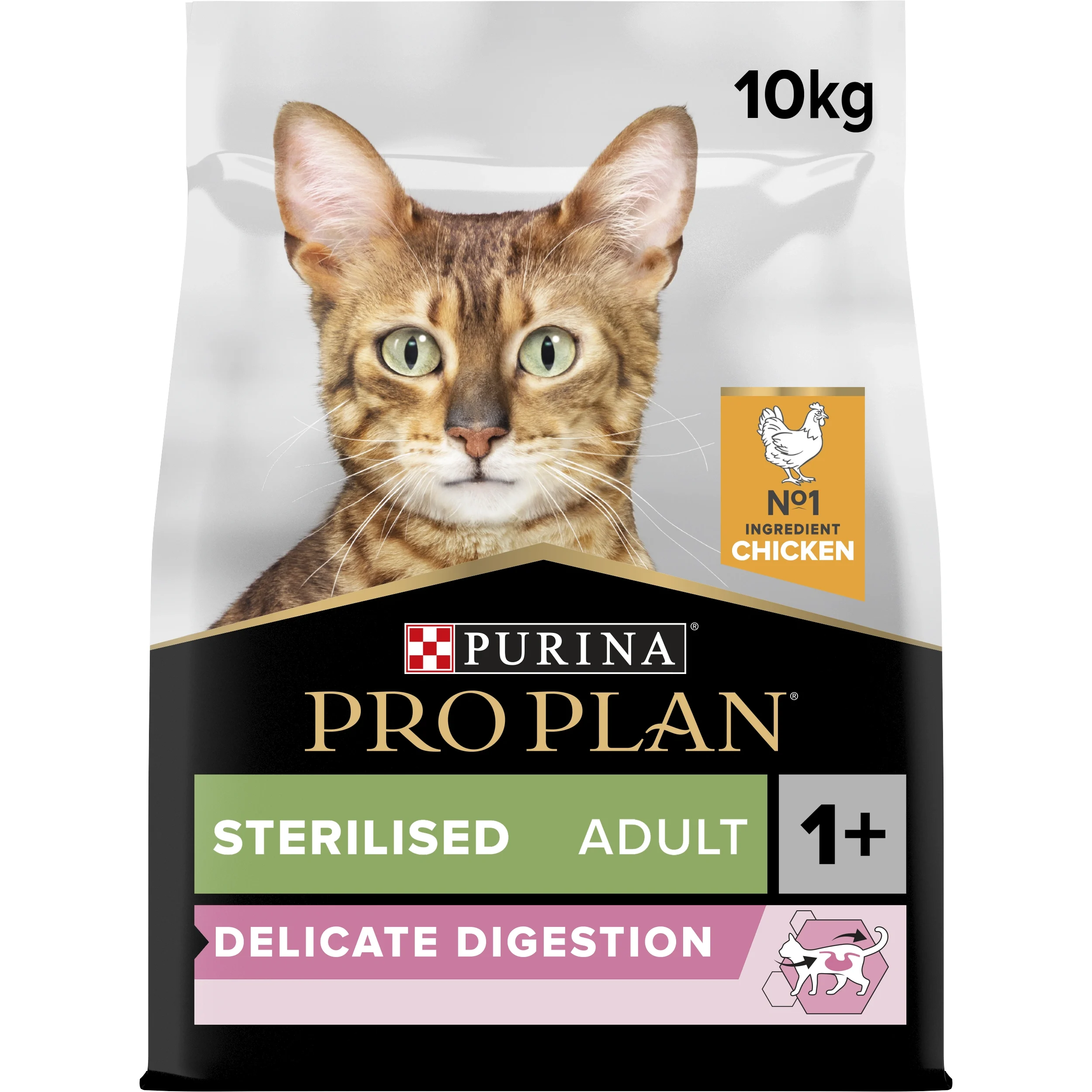 PURINA PRO PLAN Sterilised Delicate Digestion Chicken Adult 1+ Torrfoder Katt 10 kg från Purina Pro Plan – köp hos Apotek Hjärtat