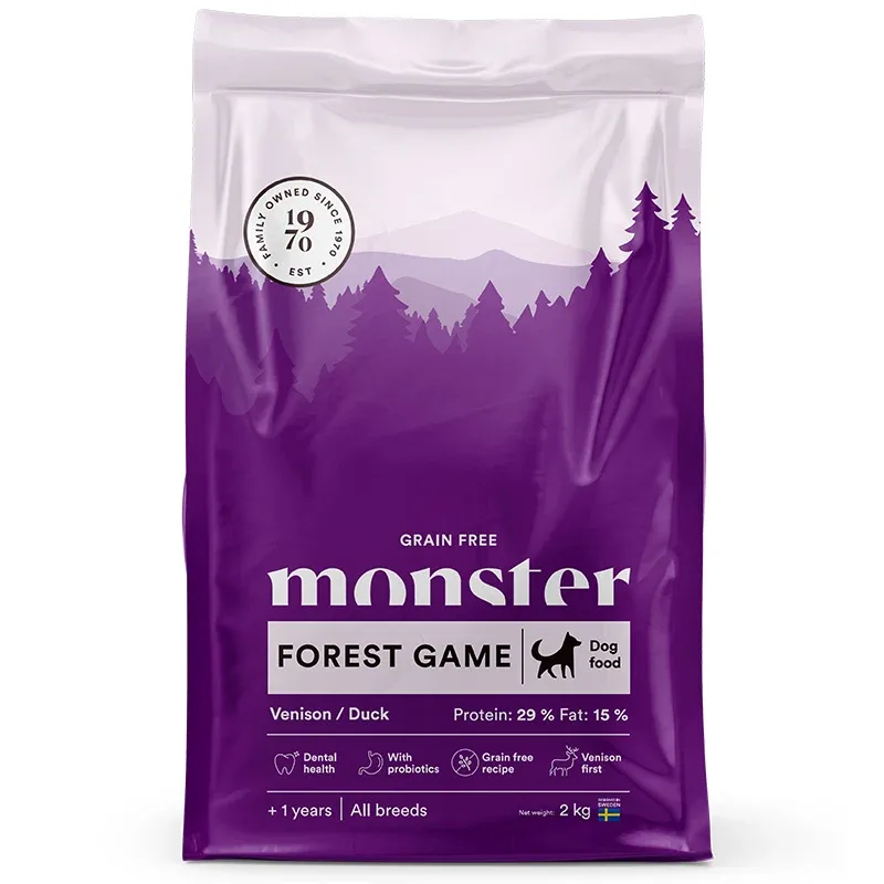 Monster Dog Grain Free Forest Game Venison/Duck 2 kg från Monster – köp hos Apotek Hjärtat