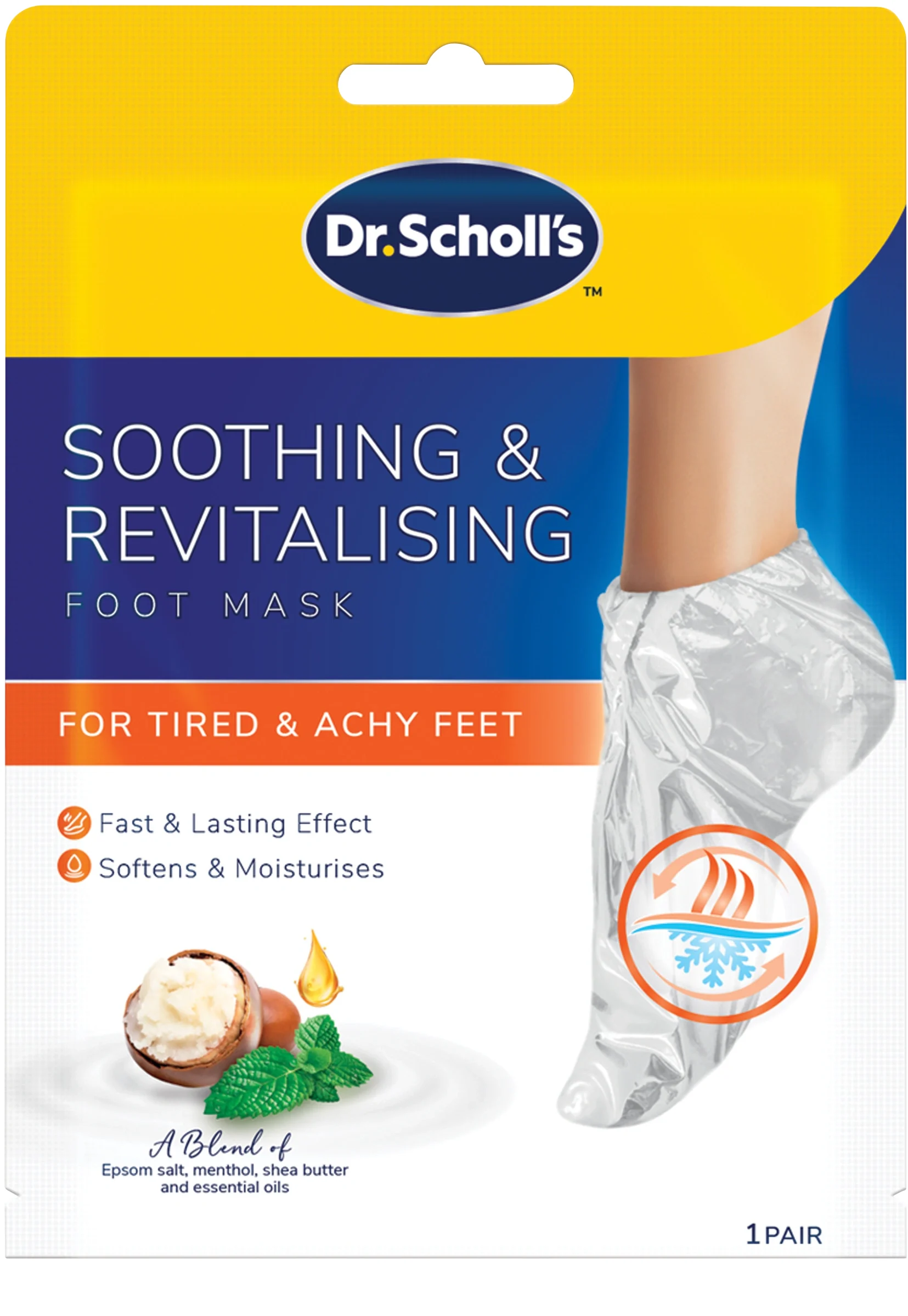 Scholl Soothing and Revitalising Foot Mask från Scholl – köp hos Apotek Hjärtat
