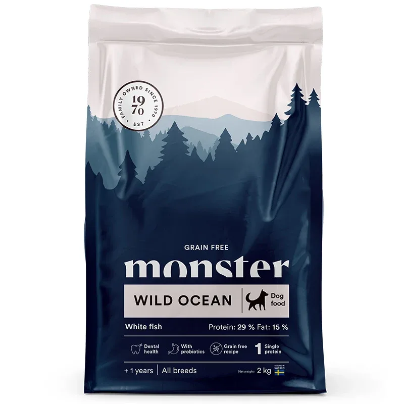 Monster Dog Grain Free Wild Ocean Sensitive 2 kg från Monster – köp hos Apotek Hjärtat