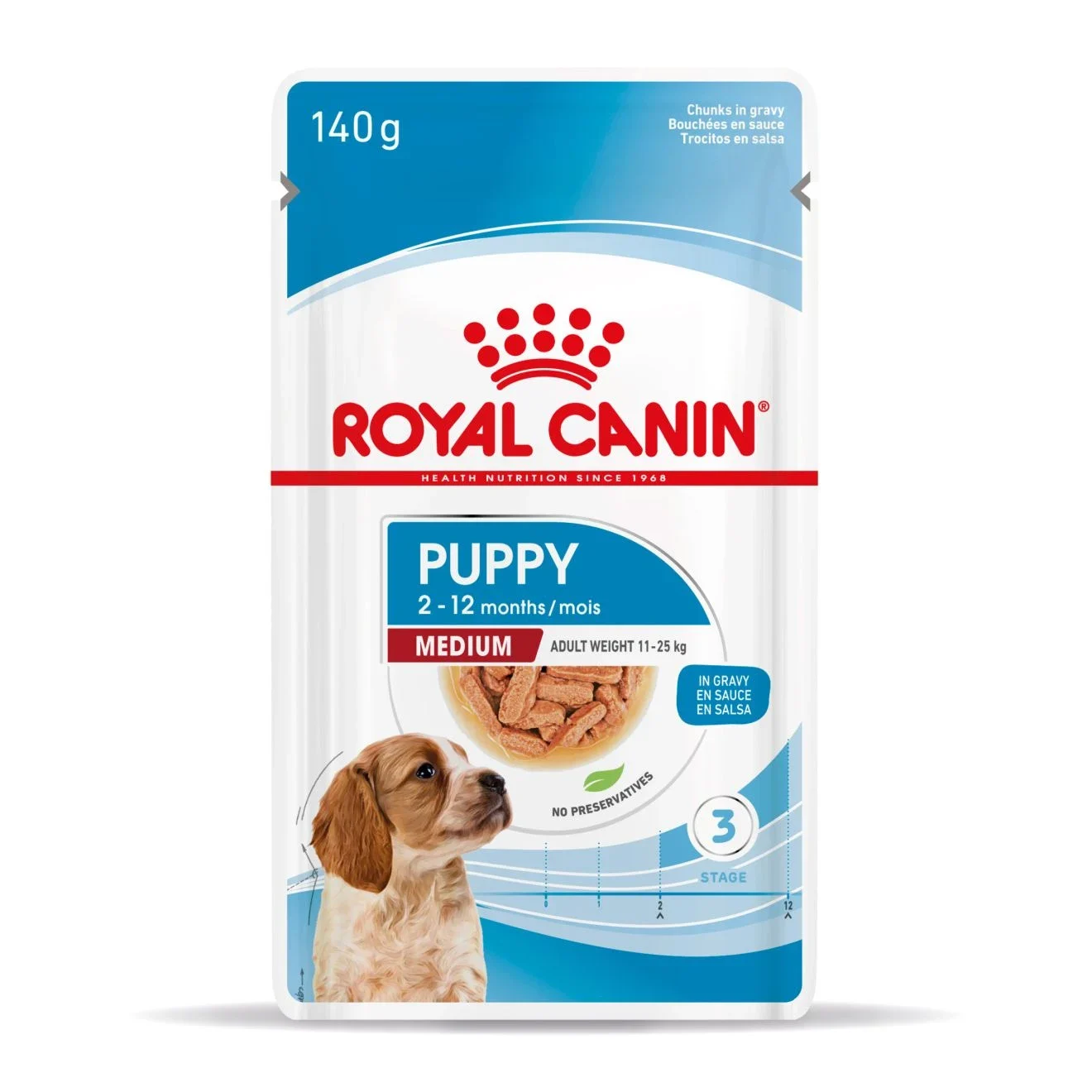 Royal Canin Medium Puppy Gravy 10x140 g från Royal Canin – köp hos Apotek Hjärtat