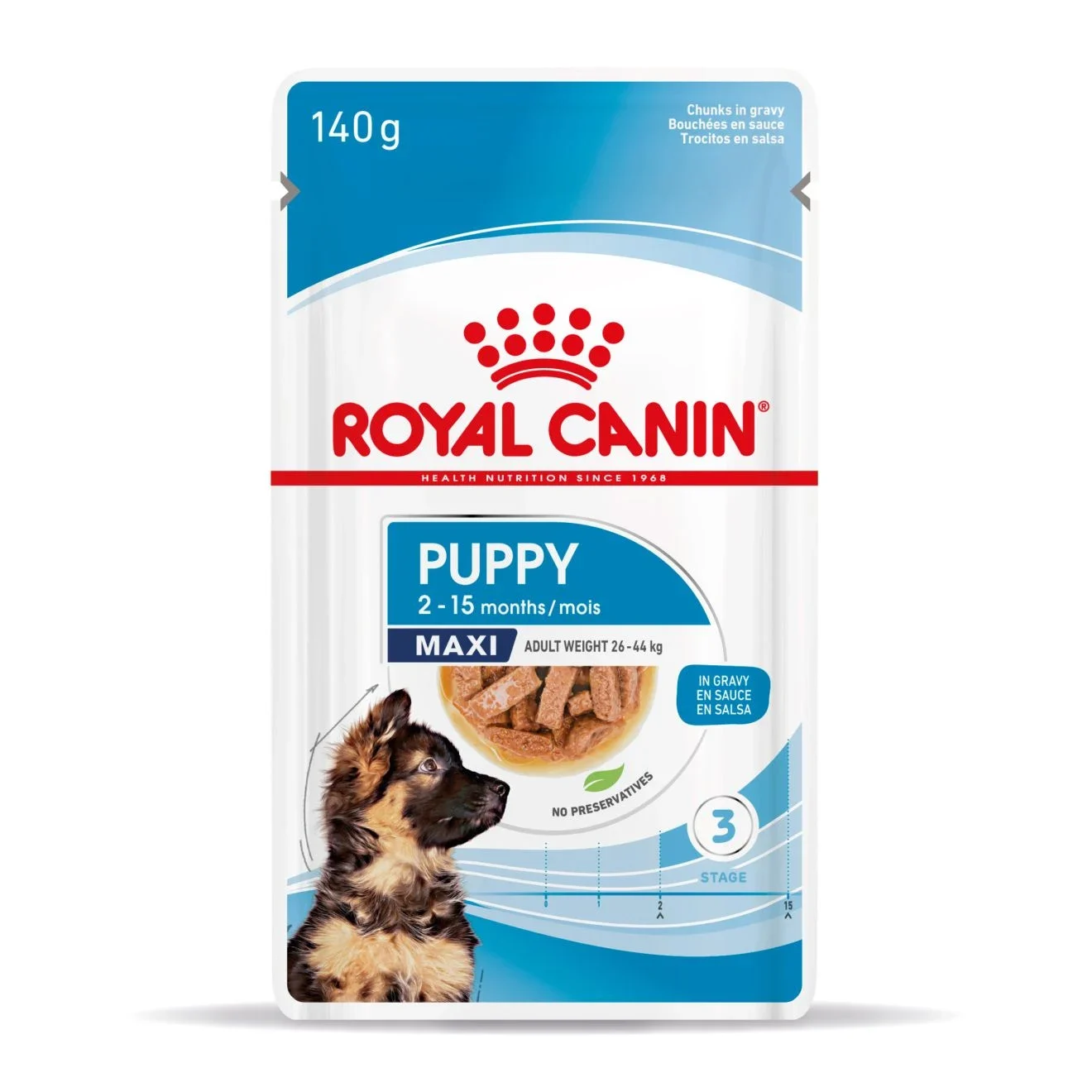 Royal Canin Maxi Puppy Gravy 10x140 g från Royal Canin – köp hos Apotek Hjärtat