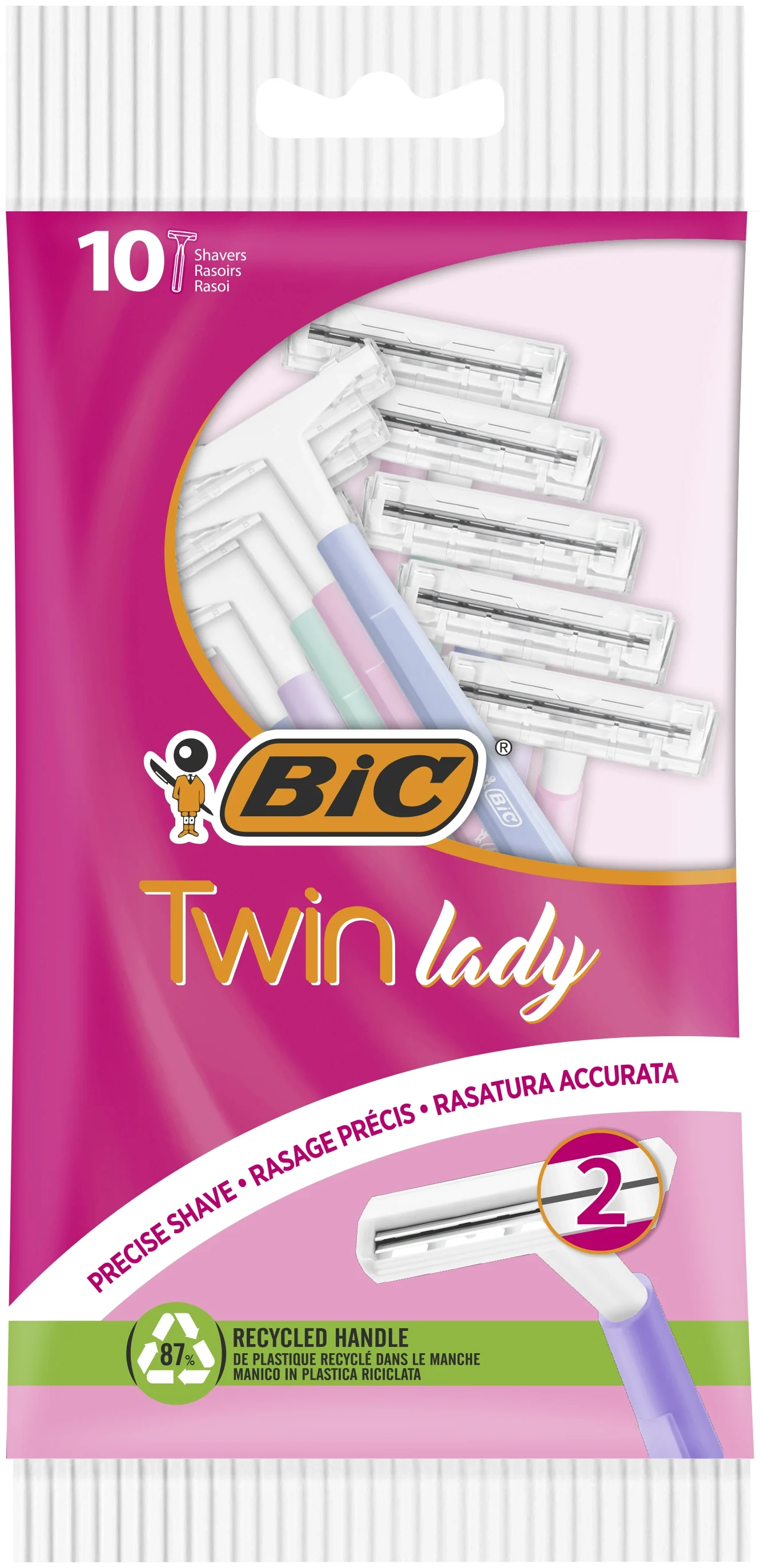 BIC Twin Lady Engångsrakhyvlar för Kvinnor 10-pack från Bic – köp hos Apotek Hjärtat