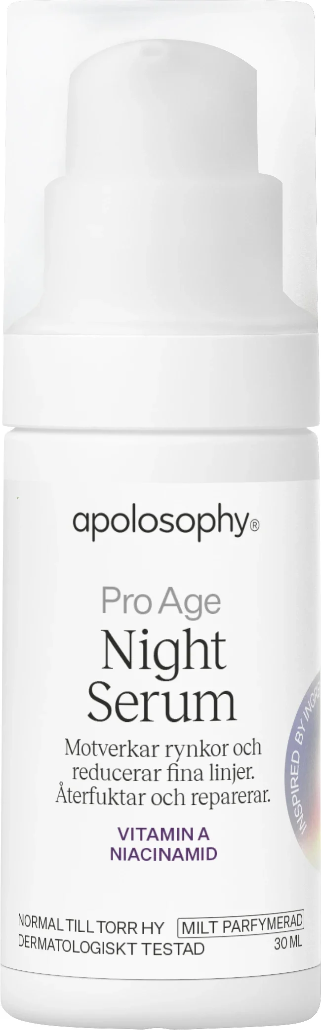 Apolosophy Pro-Age Night Serum Parfymerad 30 ml från Apolosophy – köp hos Apotek Hjärtat