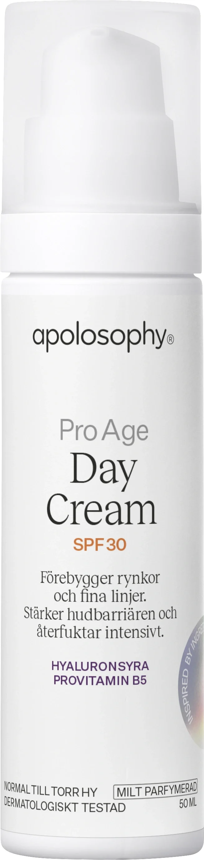 Apolosophy Pro-Age Day Cream Parfymerad SPF 30, 50 ml – från Apolosophy – 179 kr – hos Apotek Hjärtat