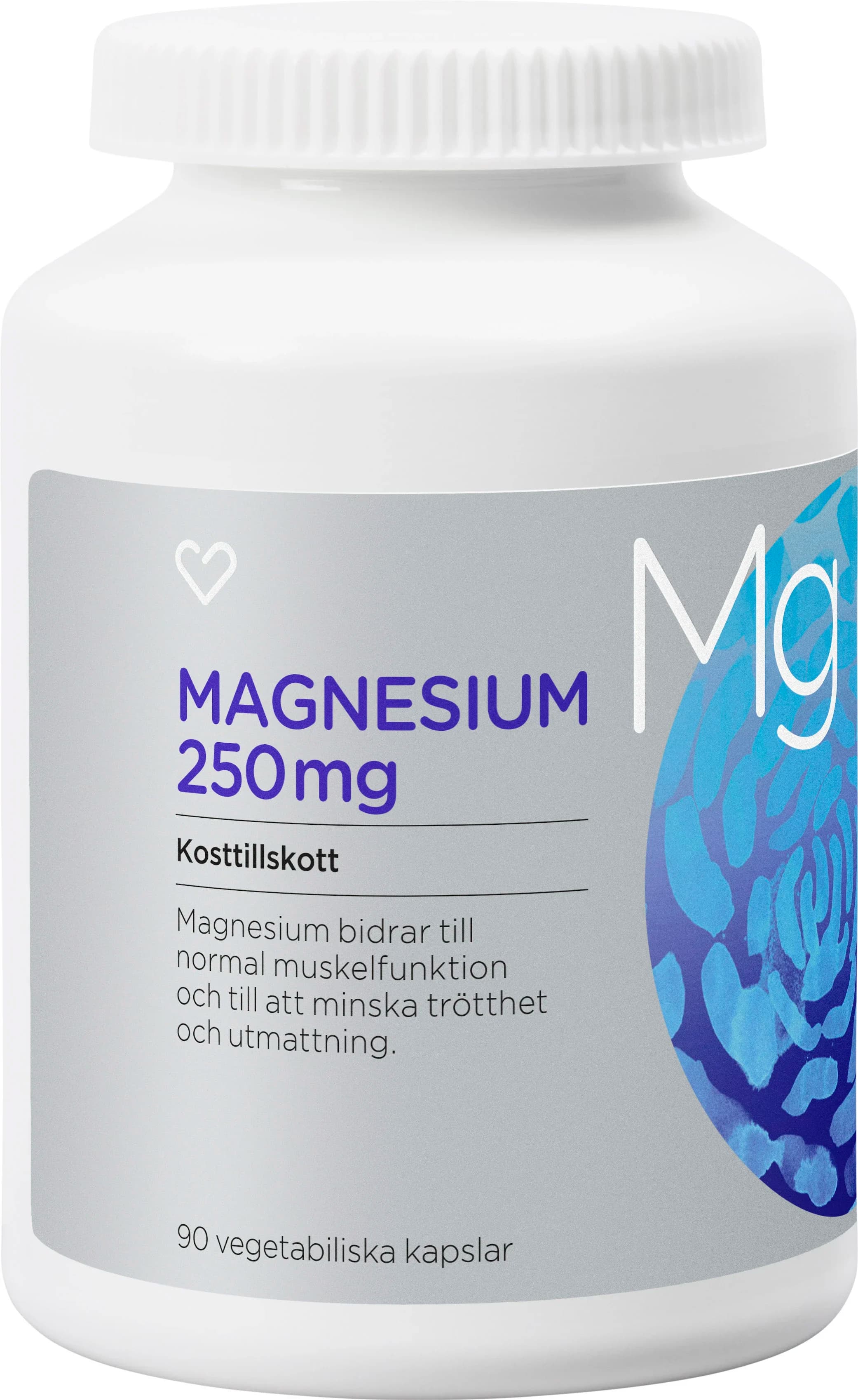 Hjärtats Magnesium 250mg Kapsel 90 st från Hjärtats – köp hos Apotek Hjärtat