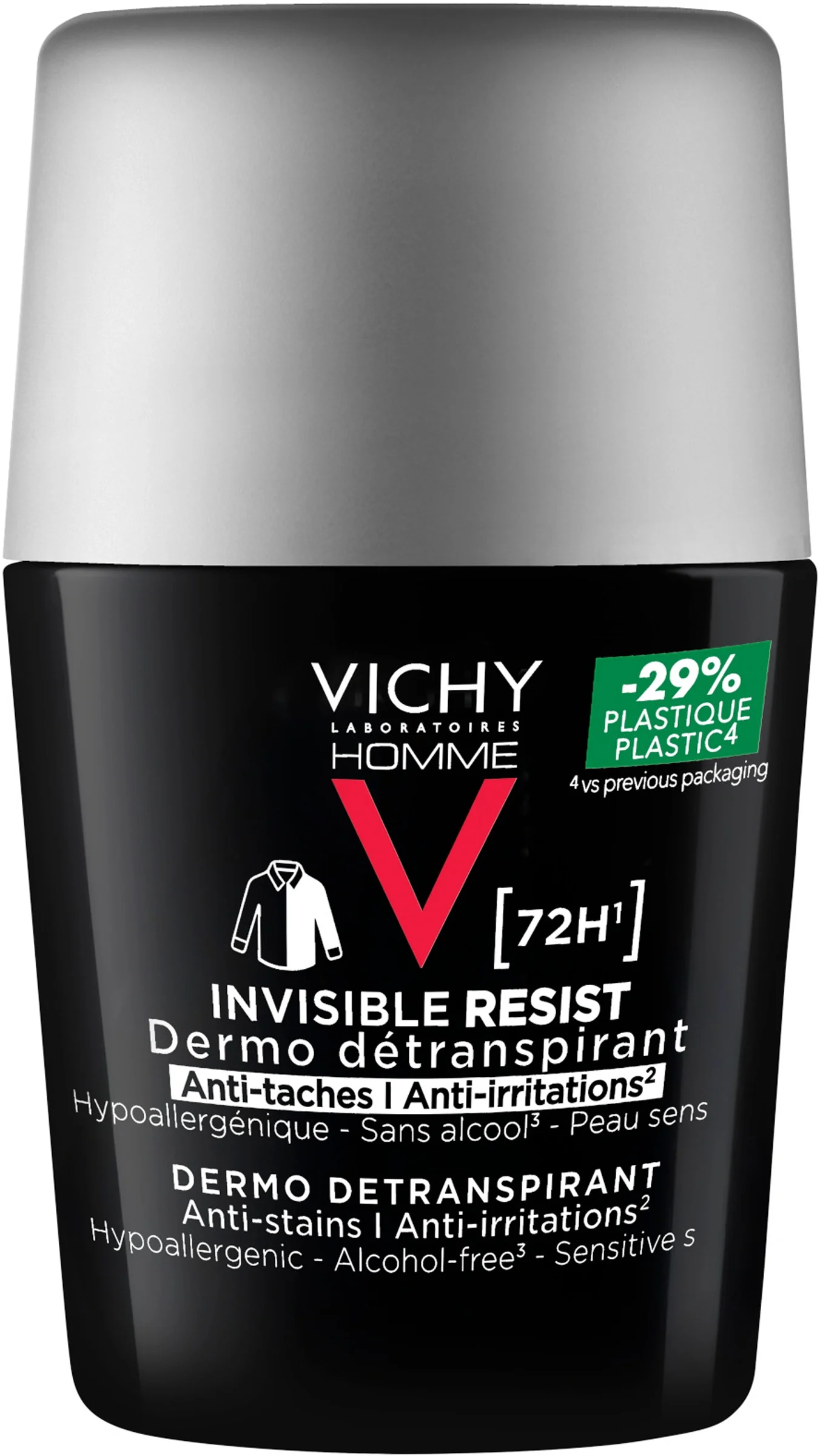 Vichy Homme Invisible Protect Deo 72h Anti-Stain Roll-on 50ml från Vichy – köp hos Apotek Hjärtat