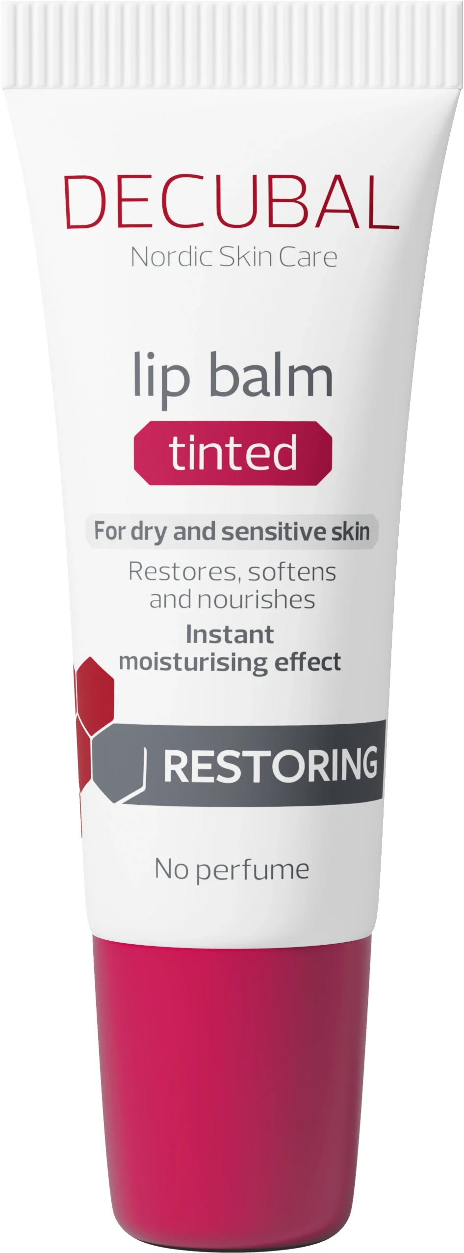 Decubal Restoring Lip Balm Tinted 10 ml från Decubal – köp hos Apotek Hjärtat