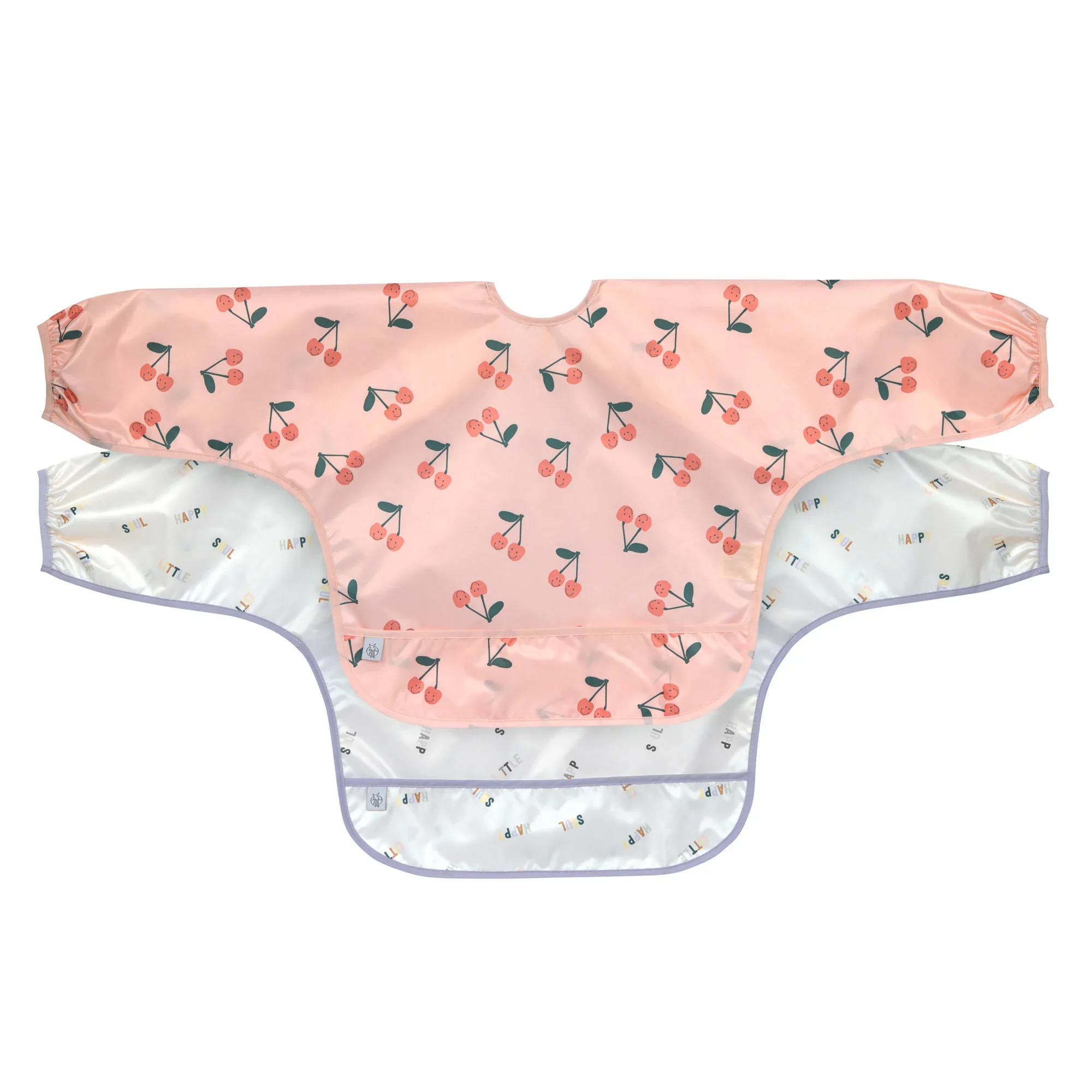 LÄSSIG Long Sleeve Bib Happy Fruits 2 st Cherry från LÄSSIG – köp hos Apotek Hjärtat