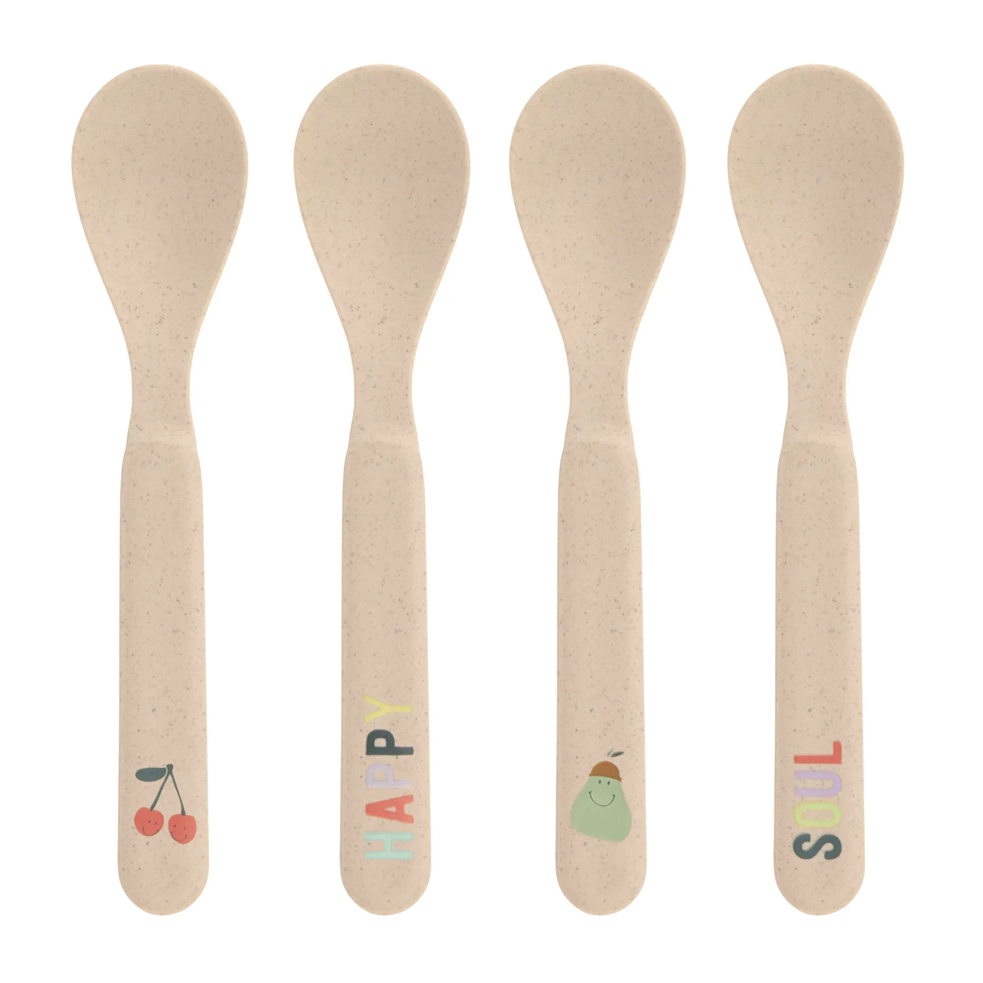 LÄSSIG Spoon Set Children Happy Fruits Cherry från LÄSSIG – köp hos Apotek Hjärtat
