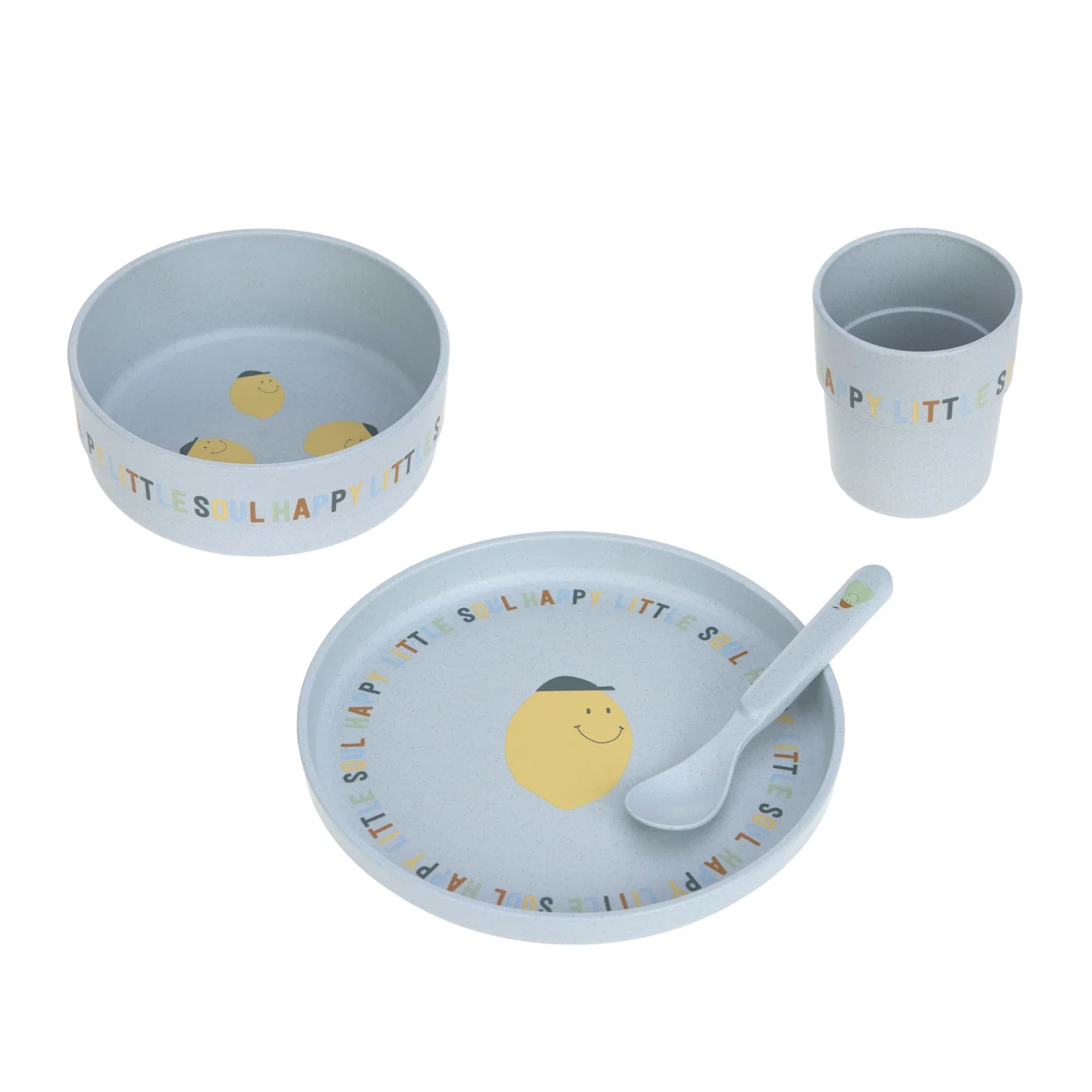 LÄSSIG Dish Set Children Happy Fruits Lemon från LÄSSIG – köp hos Apotek Hjärtat