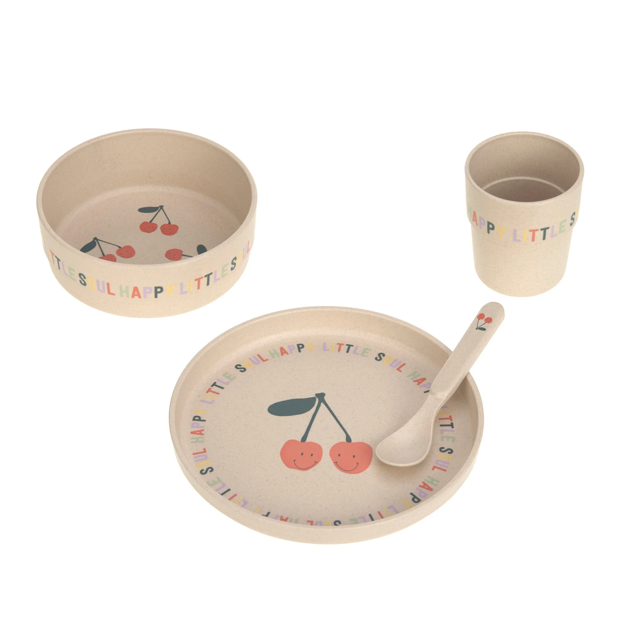 LÄSSIG Dish Set Children Happy Fruits Cherry från LÄSSIG – köp hos Apotek Hjärtat