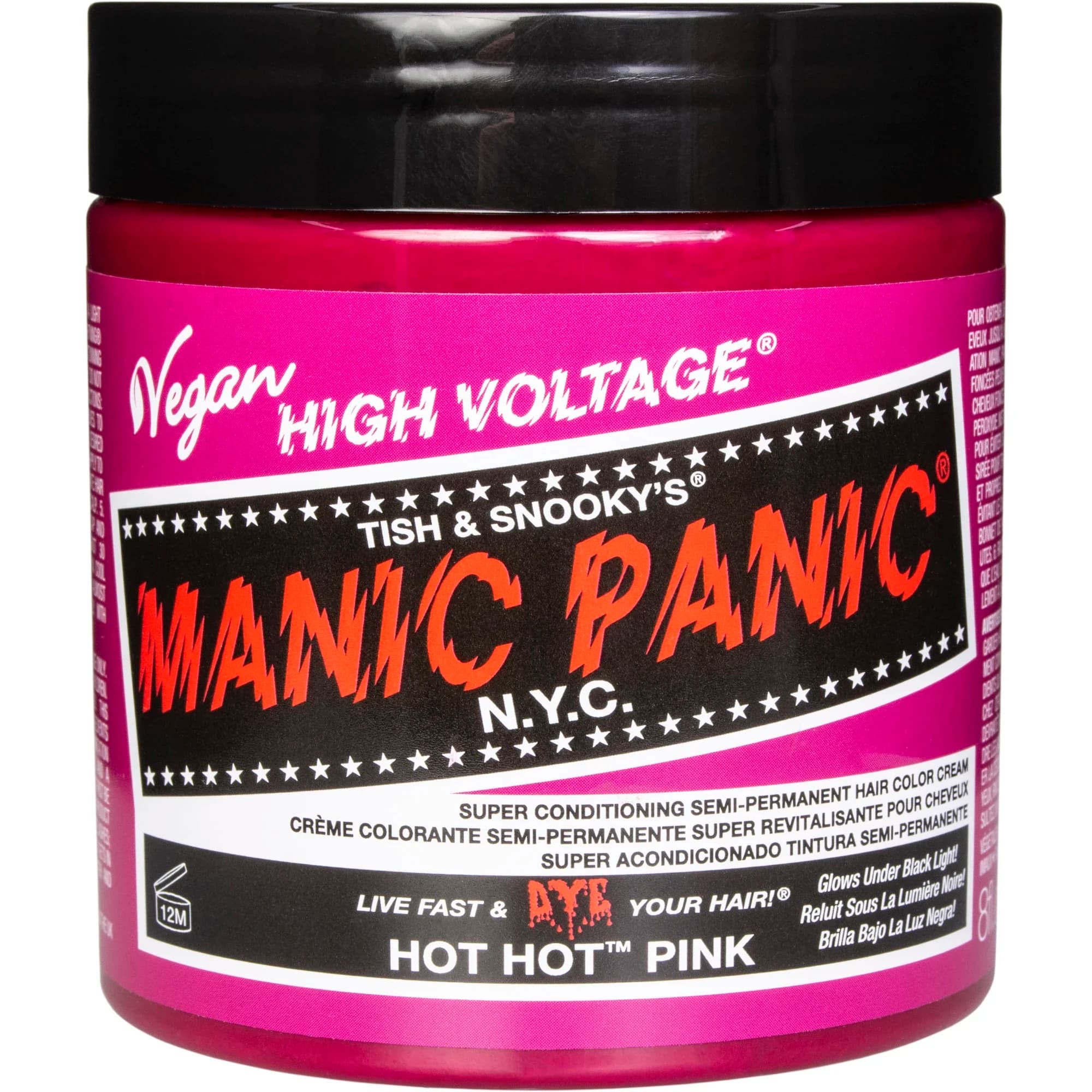 Manic Panic Classic High Voltage Semi-Permanent Hair Color Cream 237 ml Hot Hot Pink från Manic Panic – köp hos Apotek Hjärtat