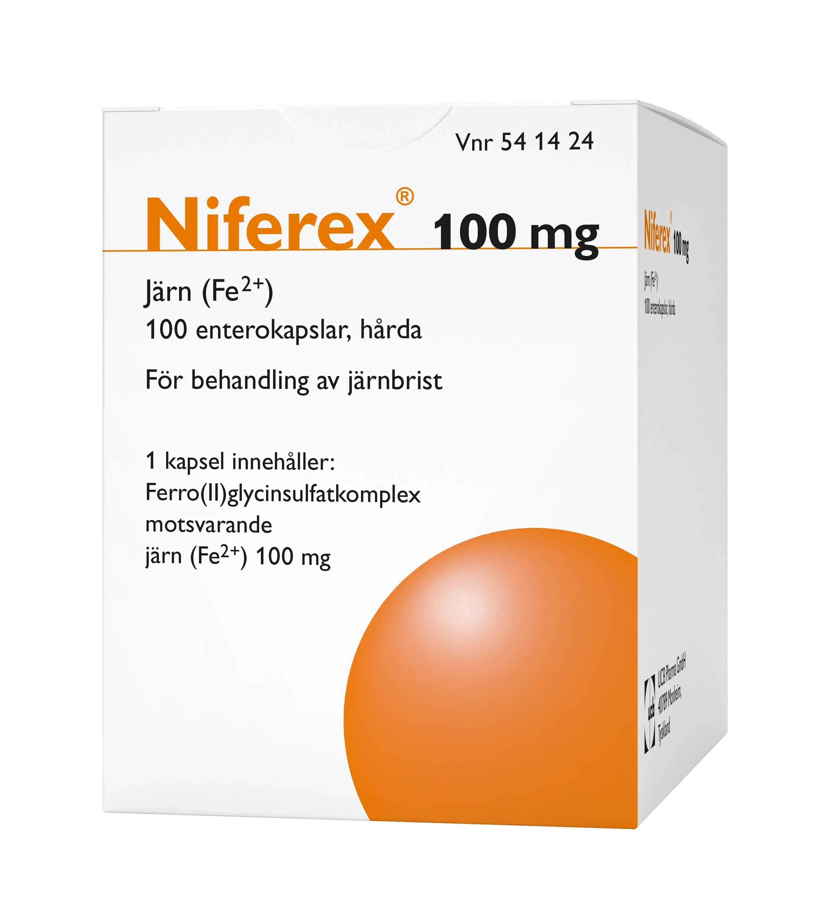 Niferex Enterokapsel 100 mg 100 st från Niferex – köp hos Apotek Hjärtat
