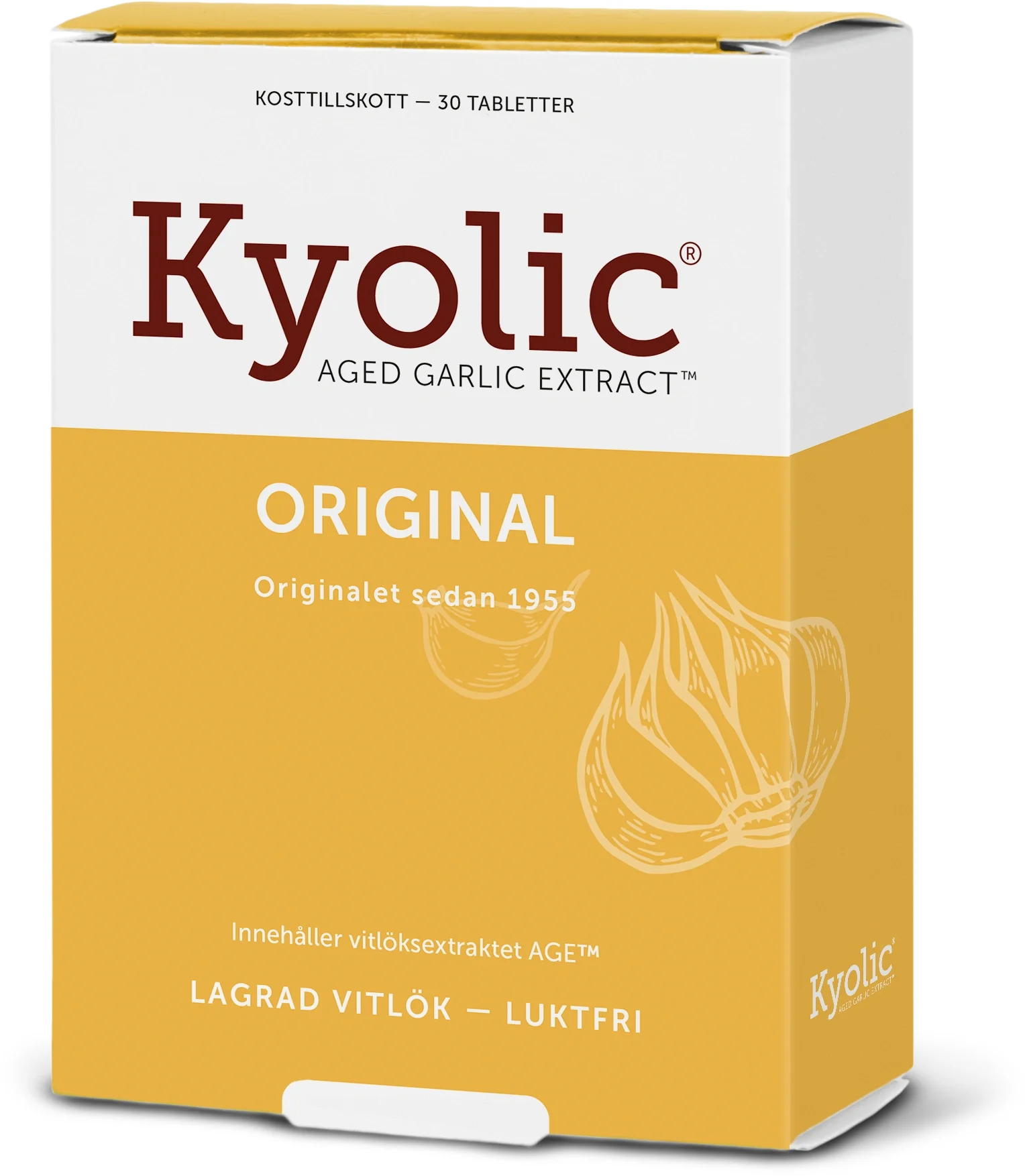 Kyolic Original 30 tabletter från Kyolic – köp hos Apotek Hjärtat