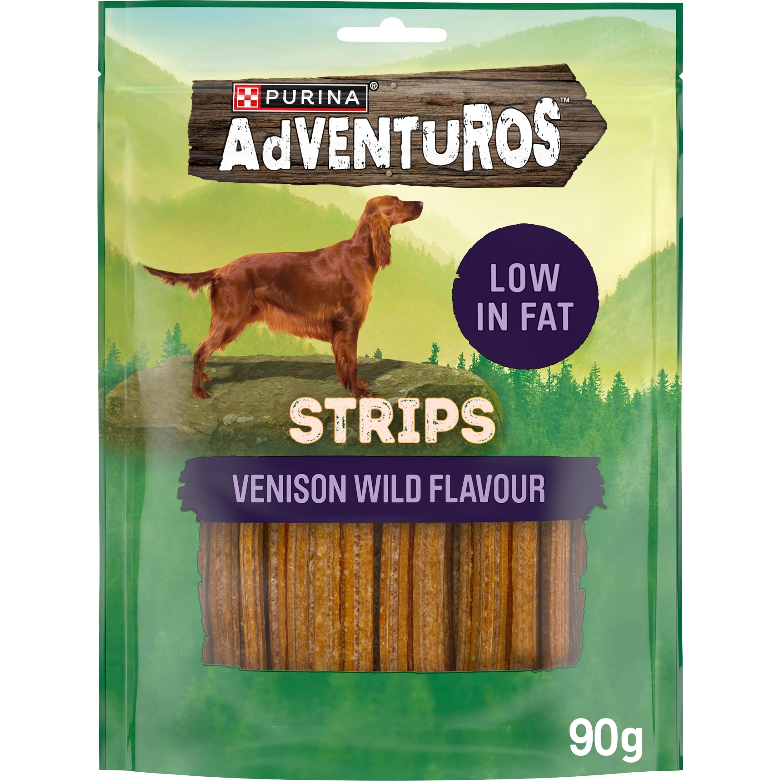 PURINA Adventuros Strips Venison Hundgodis 90g från Purina – köp hos Apotek Hjärtat