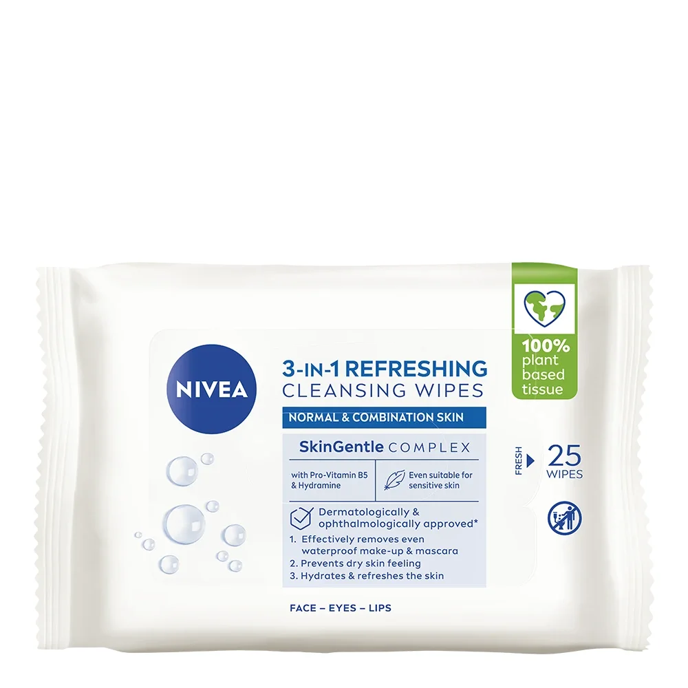 Nivea Refreshing Cleansing Wipes 25 st från Nivea – köp hos Apotek Hjärtat