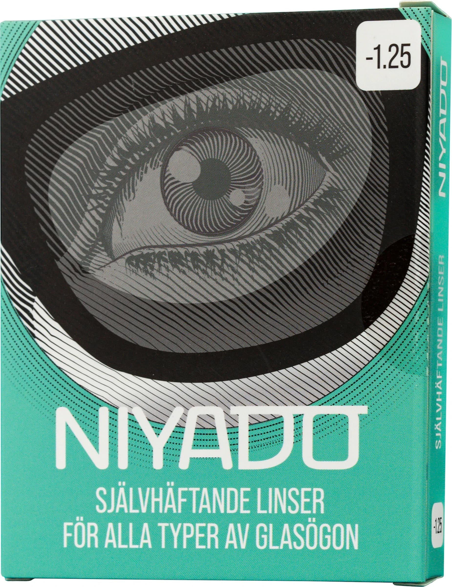 NIYADO Självhäftande Optiska Silikonlinser 1-par -1,25 från NIYADO – köp hos Apotek Hjärtat
