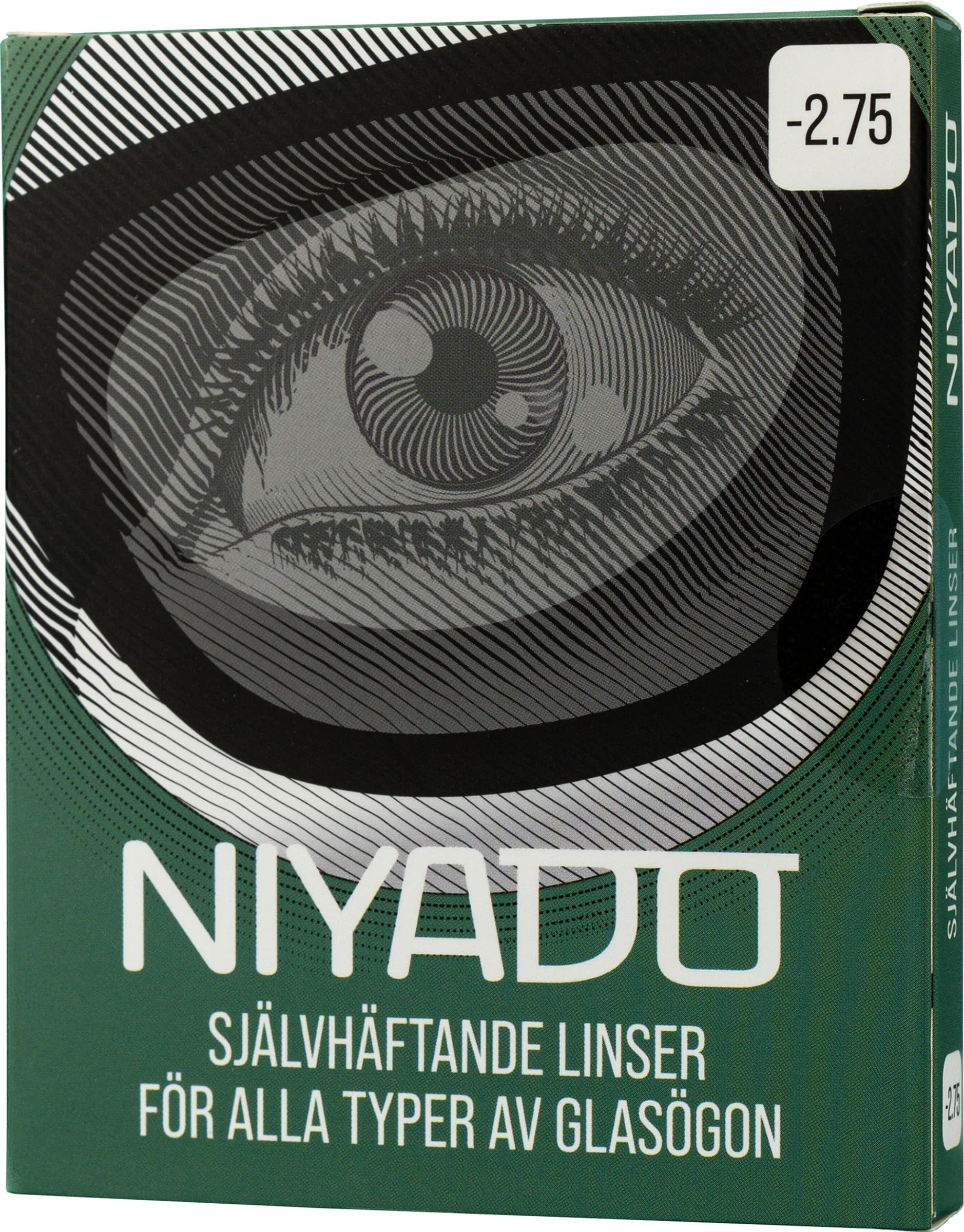 NIYADO Självhäftande Optiska Silikonlinser 1-par -2,75 från NIYADO – köp hos Apotek Hjärtat