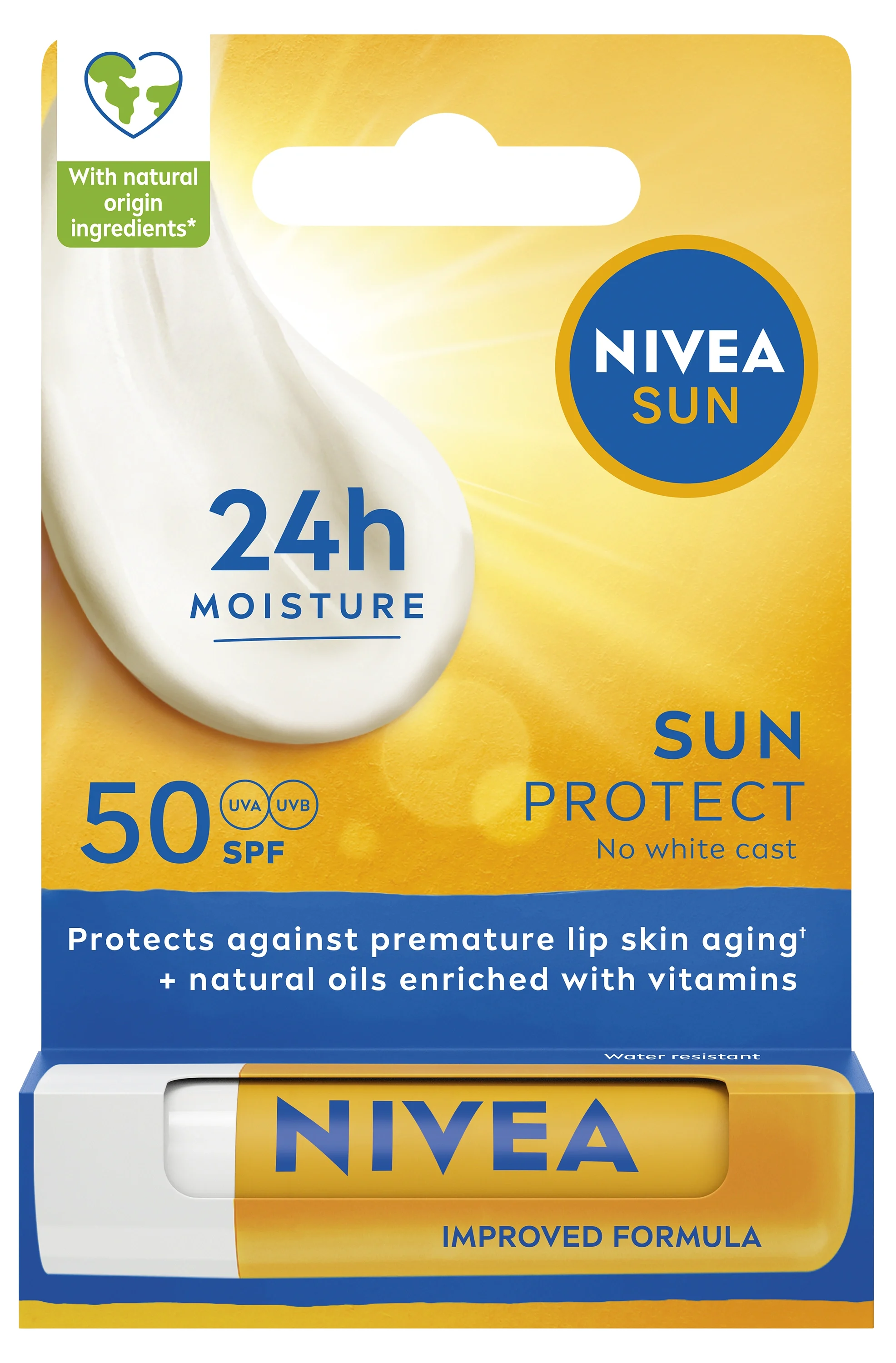 Nivea Sun Protect Lip Balm SPF 50, 4,8 g från Nivea – köp hos Apotek Hjärtat