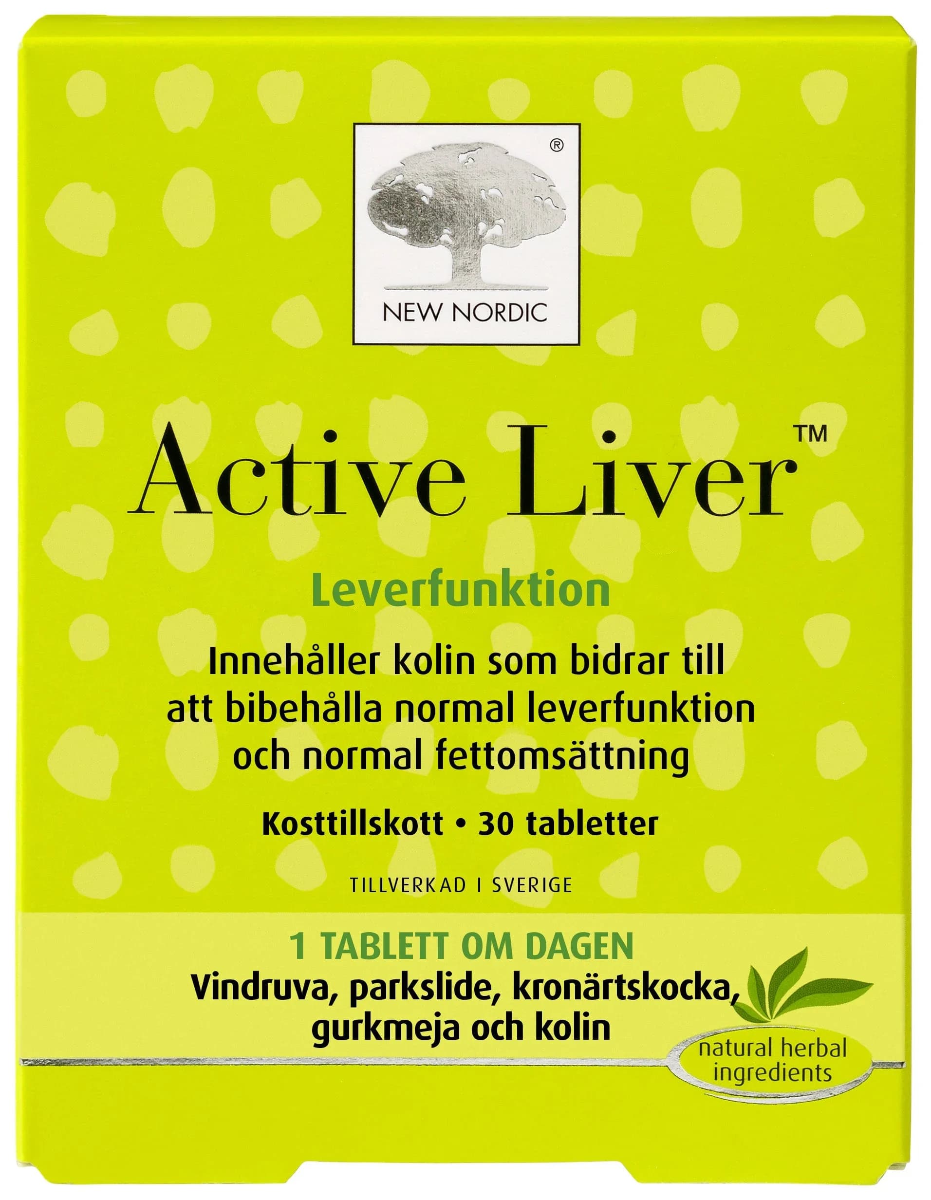 New Nordic Active Liver 30 st från New Nordic - köp hos Apotek Hjärtat