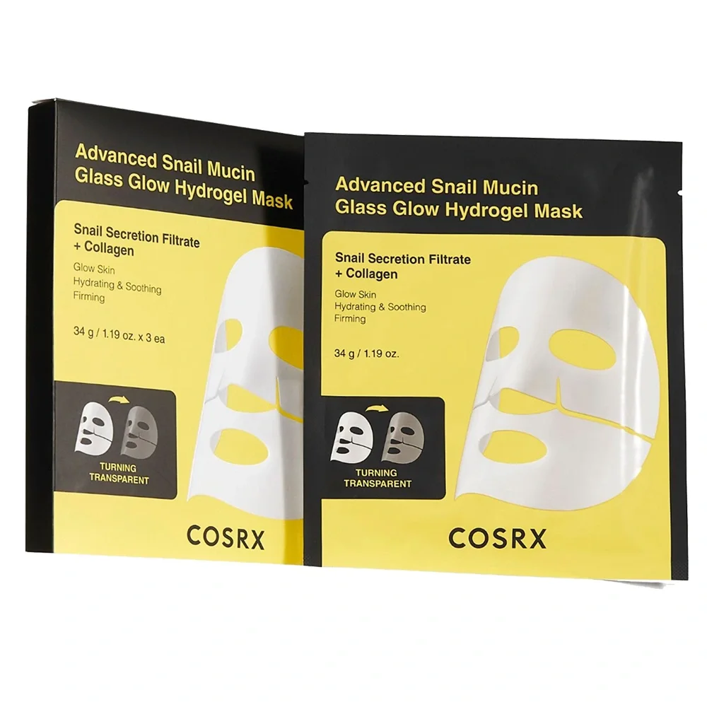 COSRX Advanced Snail Mucin Glass Glow Hydrogel Mask 3 st från COSRX – köp hos Apotek Hjärtat