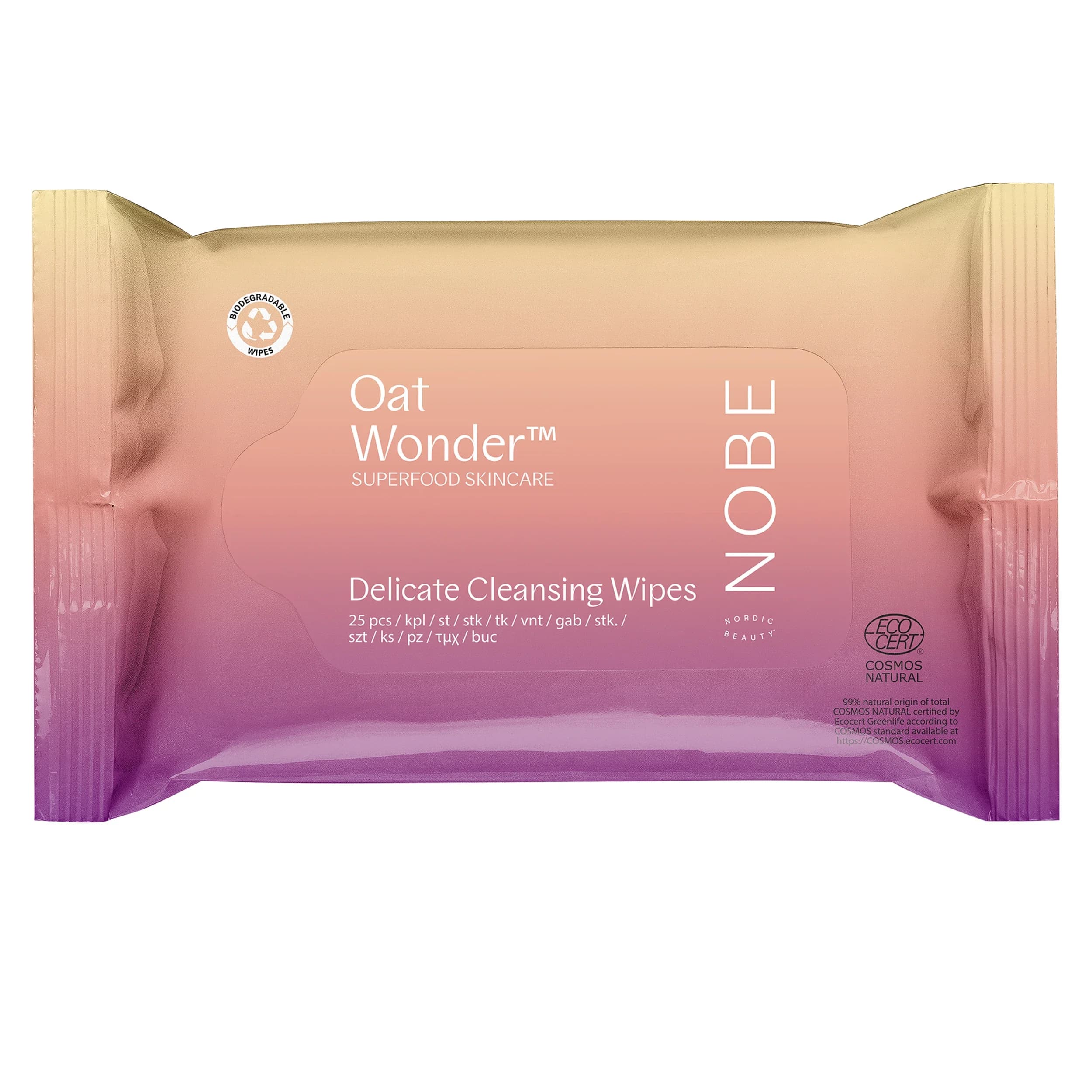 NOBE Oat Wonder Delicate Cleansing Wipes 25 st från NOBE – köp hos Apotek Hjärtat