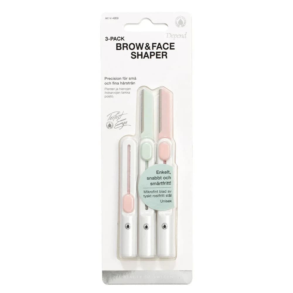 Depend Perfect Brow & Face Shaper Retractable 3-pack från Depend – köp hos Apotek Hjärtat