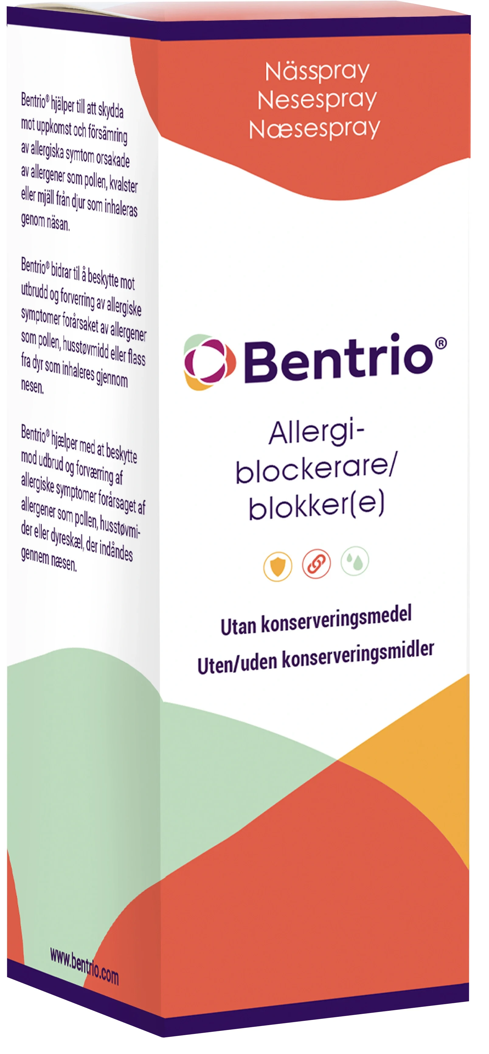 Bentrio Nässpray Allergiblockerare 20 ml från Bentrio – köp hos Apotek Hjärtat