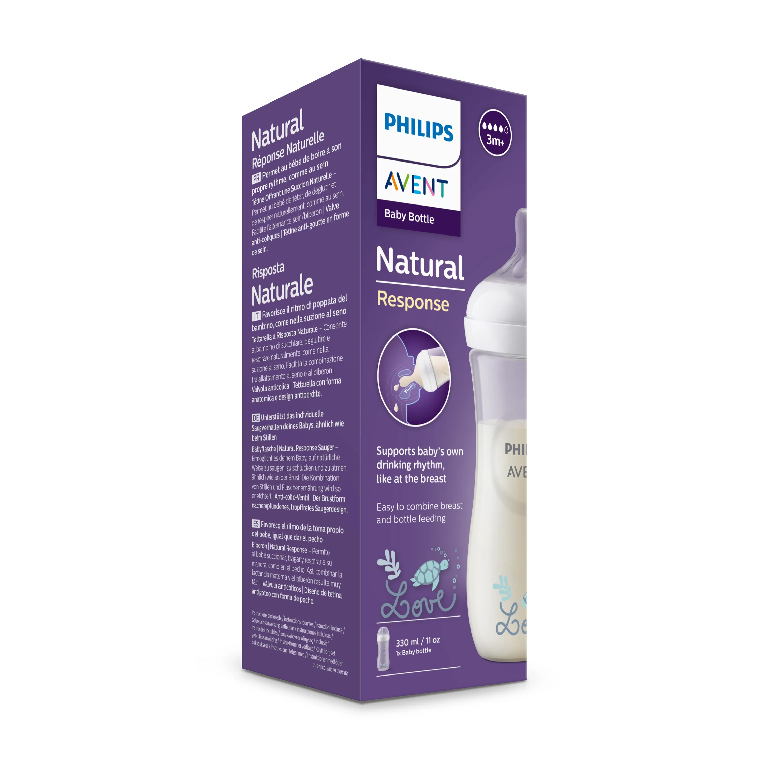 Philips Avent Natural Response Nappfalska 330 ml från Philips Avent – köp hos Apotek Hjärtat