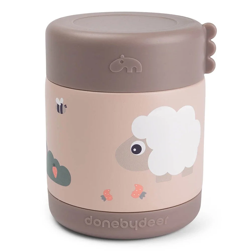 Done by Deer Insulated Food Jar Tiny Farm Powder 300 ml från Done by Deer – köp hos Apotek Hjärtat