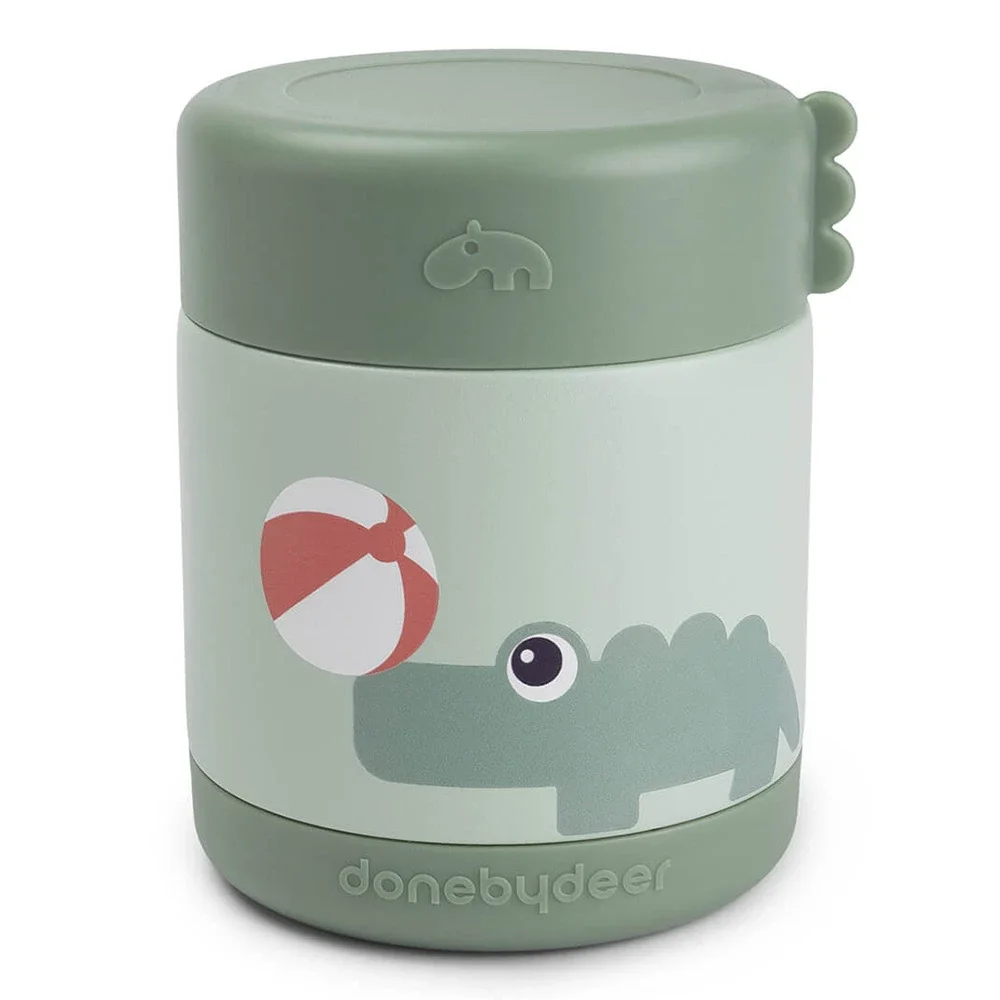 Done by Deer Insulated Food Jar Playground Green 300 ml från Done by Deer – köp hos Apotek Hjärtat