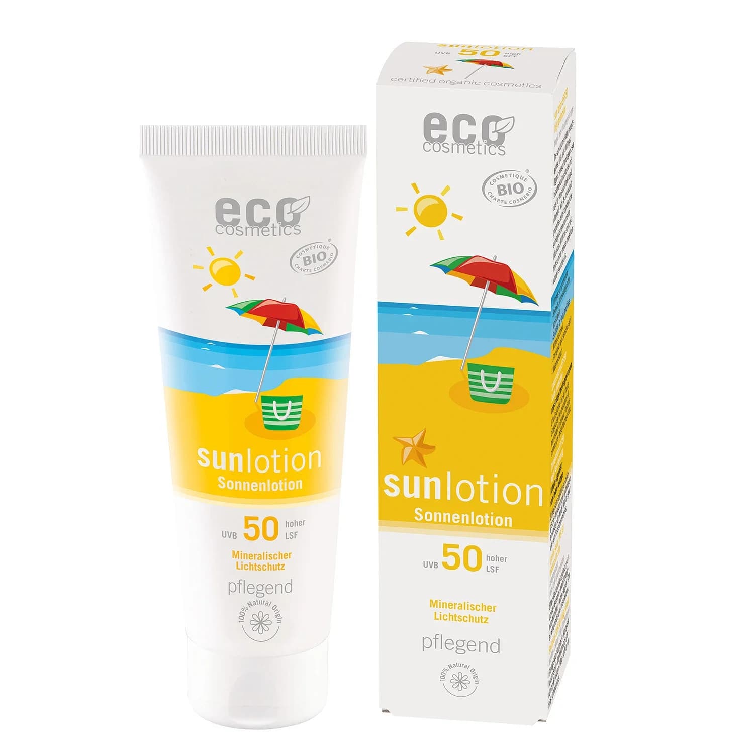 Eco Cosmetics Sollotion Oliv & Havtorn SPF 50, 125 ml från Eco Cosmetics – köp hos Apotek Hjärtat