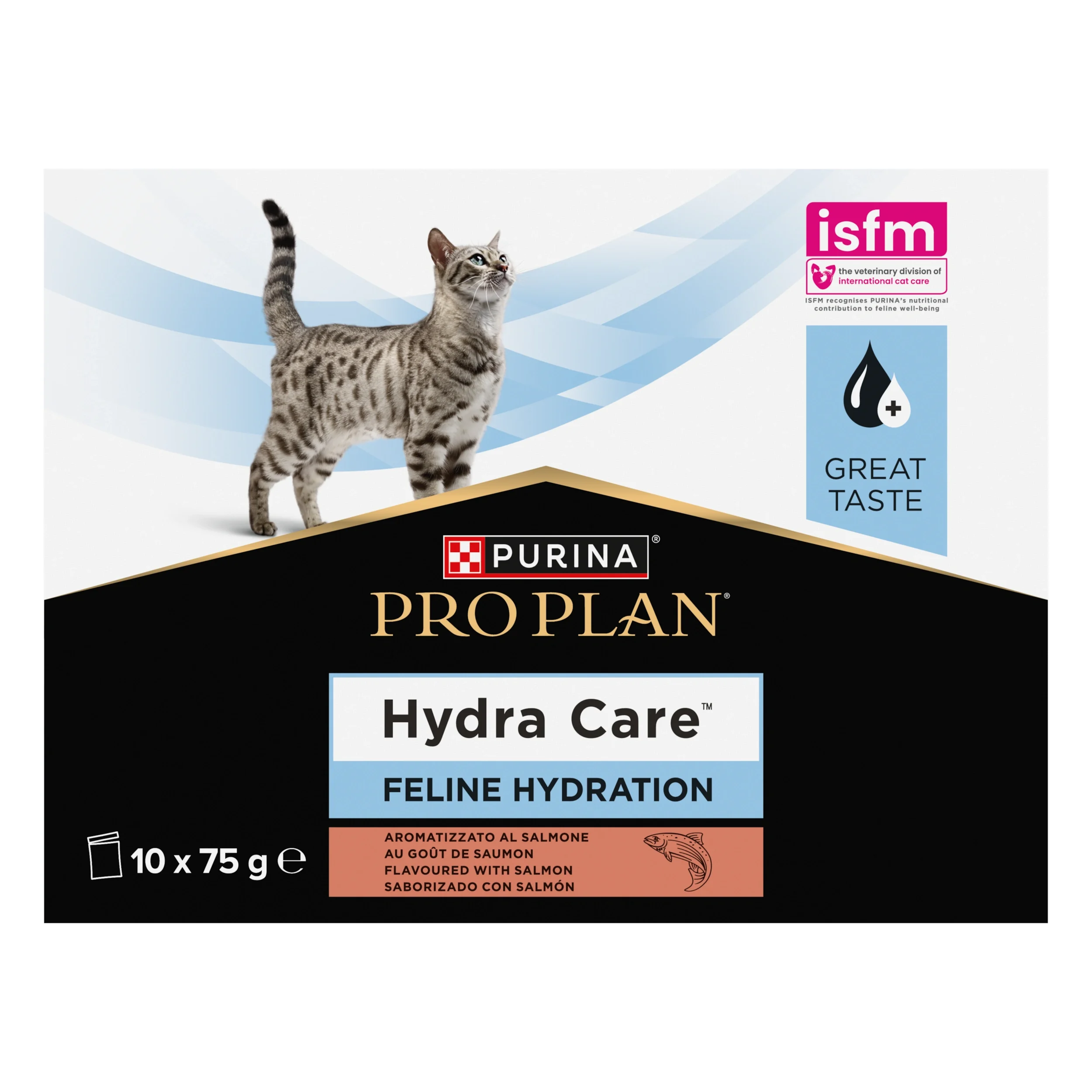 PURINA Pro Plan Feline Hydra Care Salmon Våtfoder 10x75g från Purina Pro Plan – köp hos Apotek Hjärtat