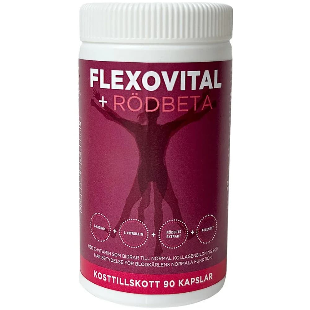 Flexovital + Rödbeta kapslar 90 st från Flexovital – köp hos Apotek Hjärtat
