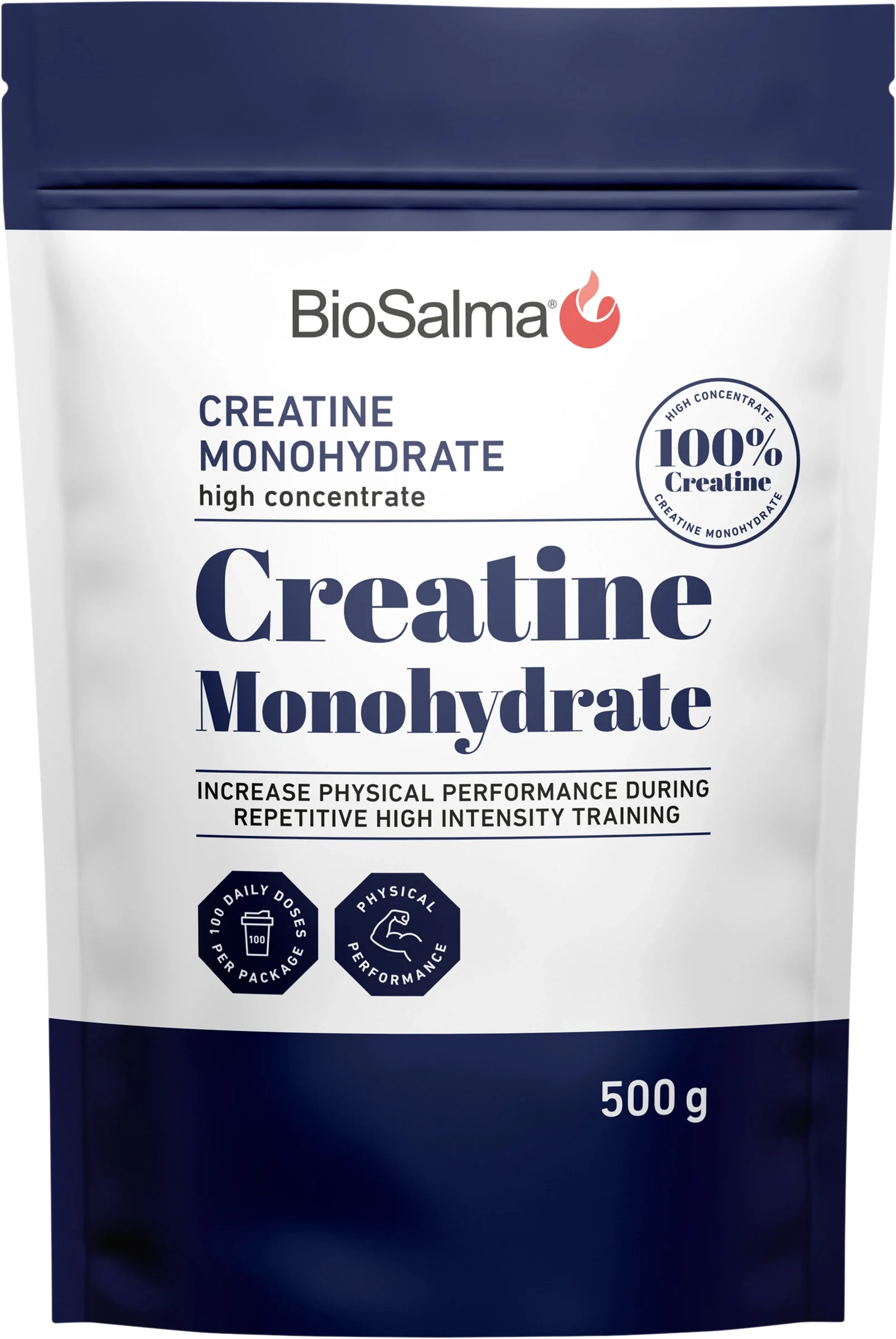 BioSalma Creatin monohydrat 500 g från BioSalma – köp hos Apotek Hjärtat