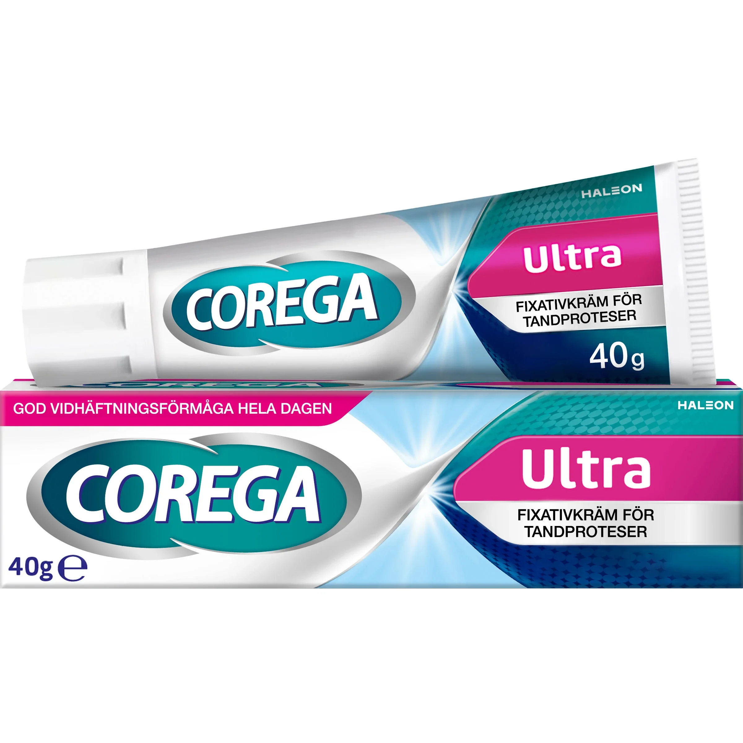 Corega Ultra Fixativkräm Tandproteser 40 g från Corega – köp hos Apotek Hjärtat