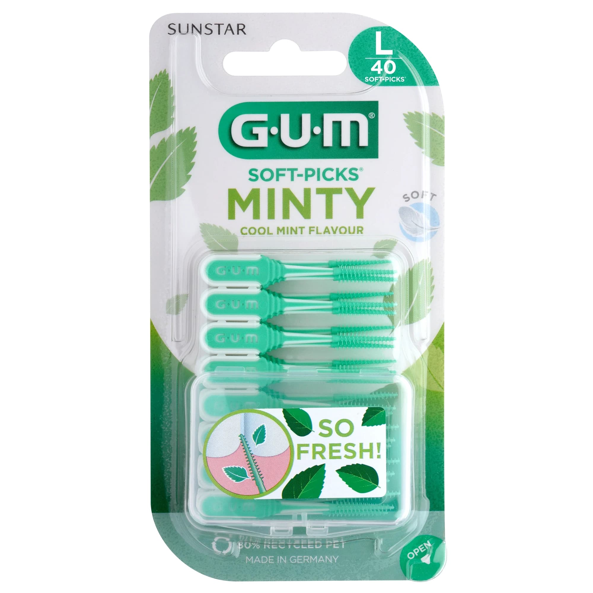 GUM SOFT-PICKS MINTY Large 40st från GUM – köp hos Apotek Hjärtat