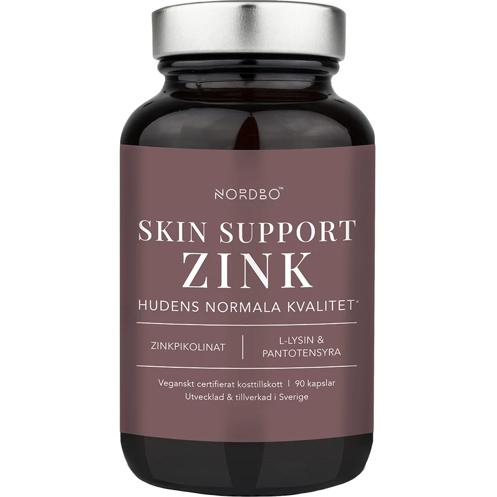 Nordbo Skin Support Zink 90 kapslar från Nordbo – köp hos Apotek Hjärtat
