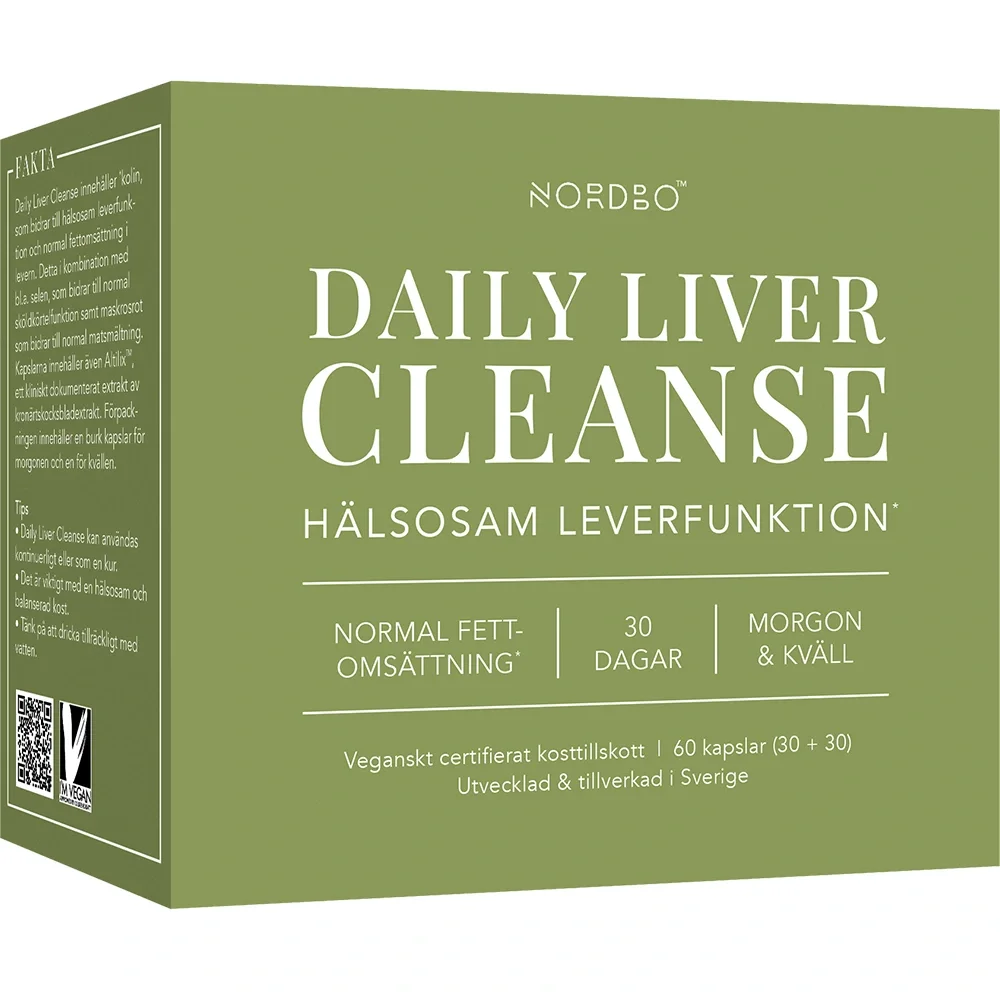 Nordbo Daily Liver Cleanse 60 kapslar från Nordbo - köp hos Apotek Hjärtat