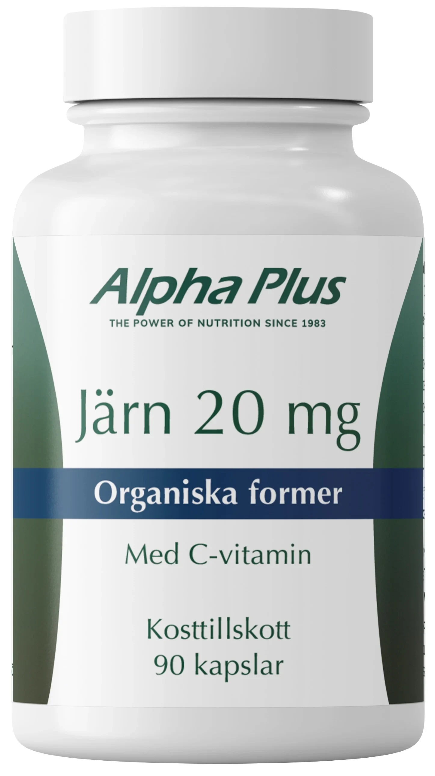 Alpha Plus Järn 20 mg 90 st från Alpha Plus – köp hos Apotek Hjärtat