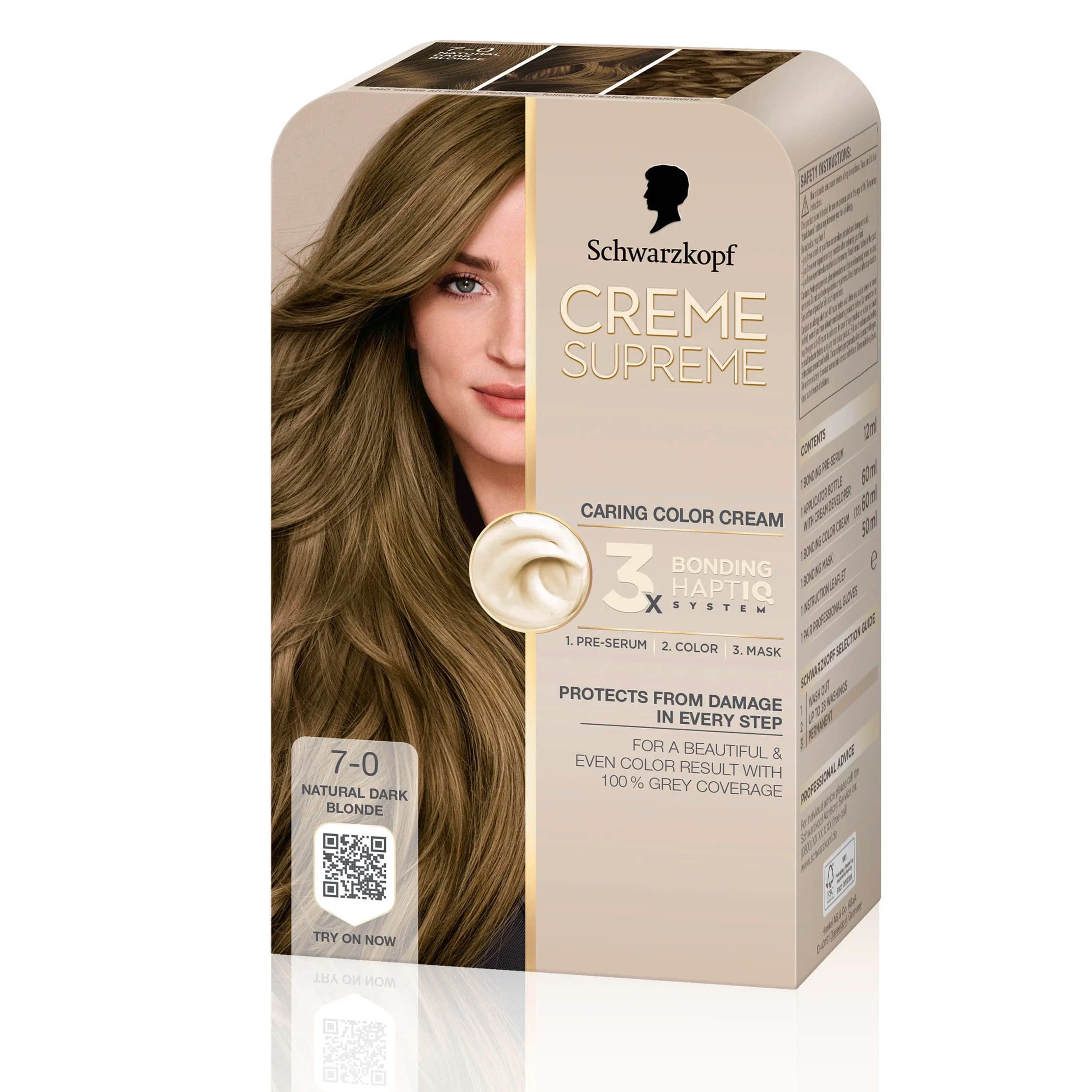 Schwarzkopf Creme Supreme 7-0 Natural Dark Blonde från Schwarzkopf – köp hos Apotek Hjärtat