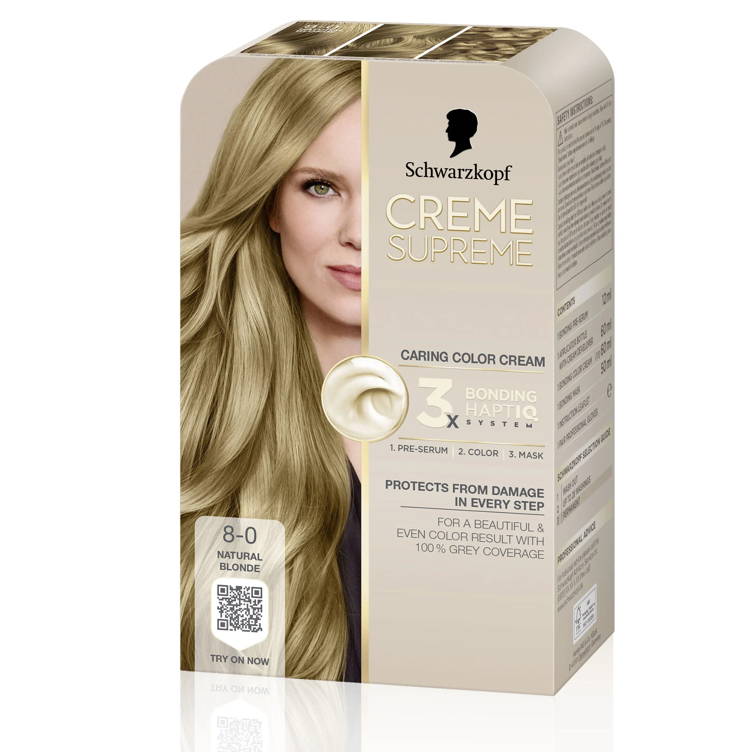 Schwarzkopf Creme Supreme 8-0 Natural Blonde från Schwarzkopf – köp hos Apotek Hjärtat