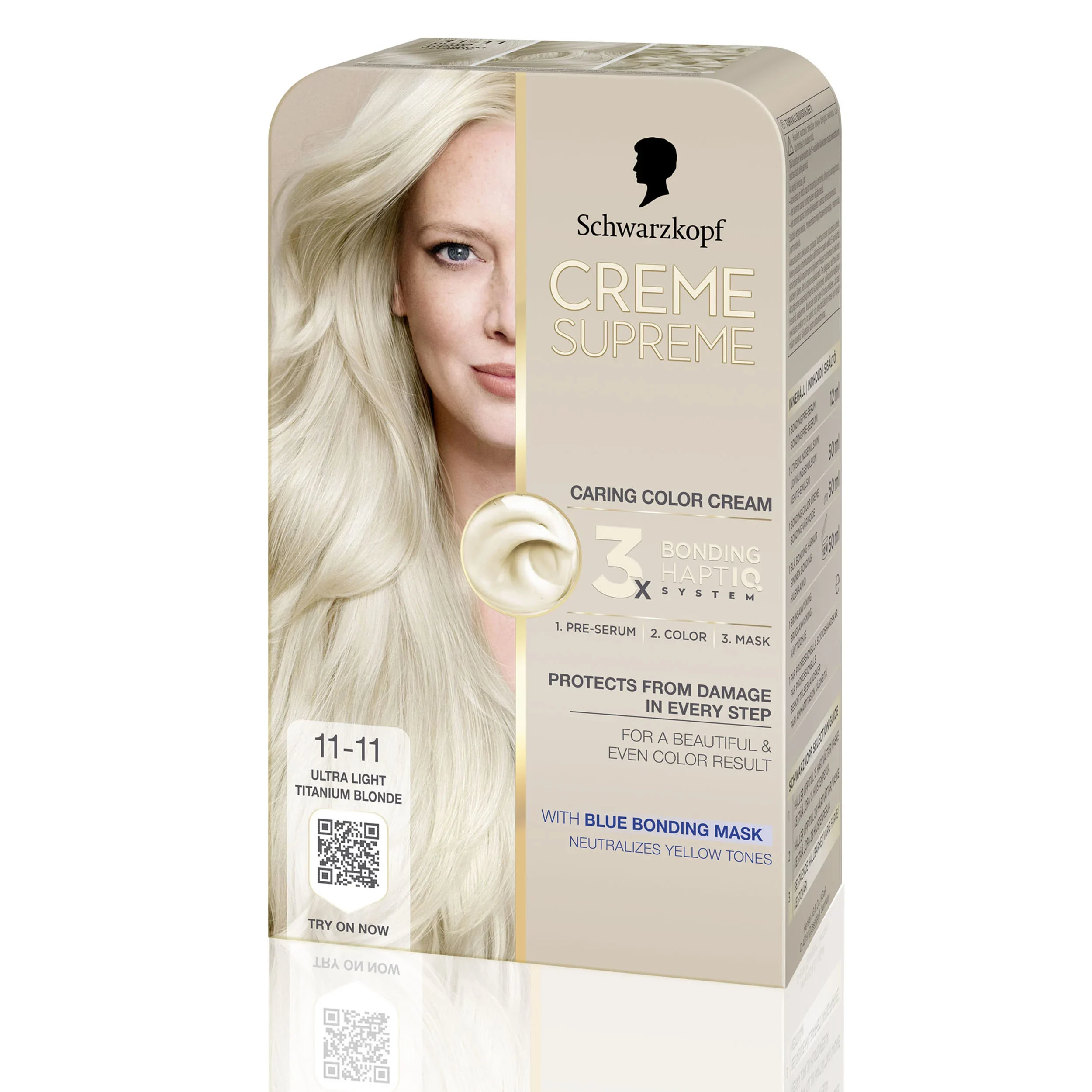 Schwarzkopf Creme Supreme 11-11 Ultra Light Titanium Blonde från Schwarzkopf – köp hos Apotek Hjärtat