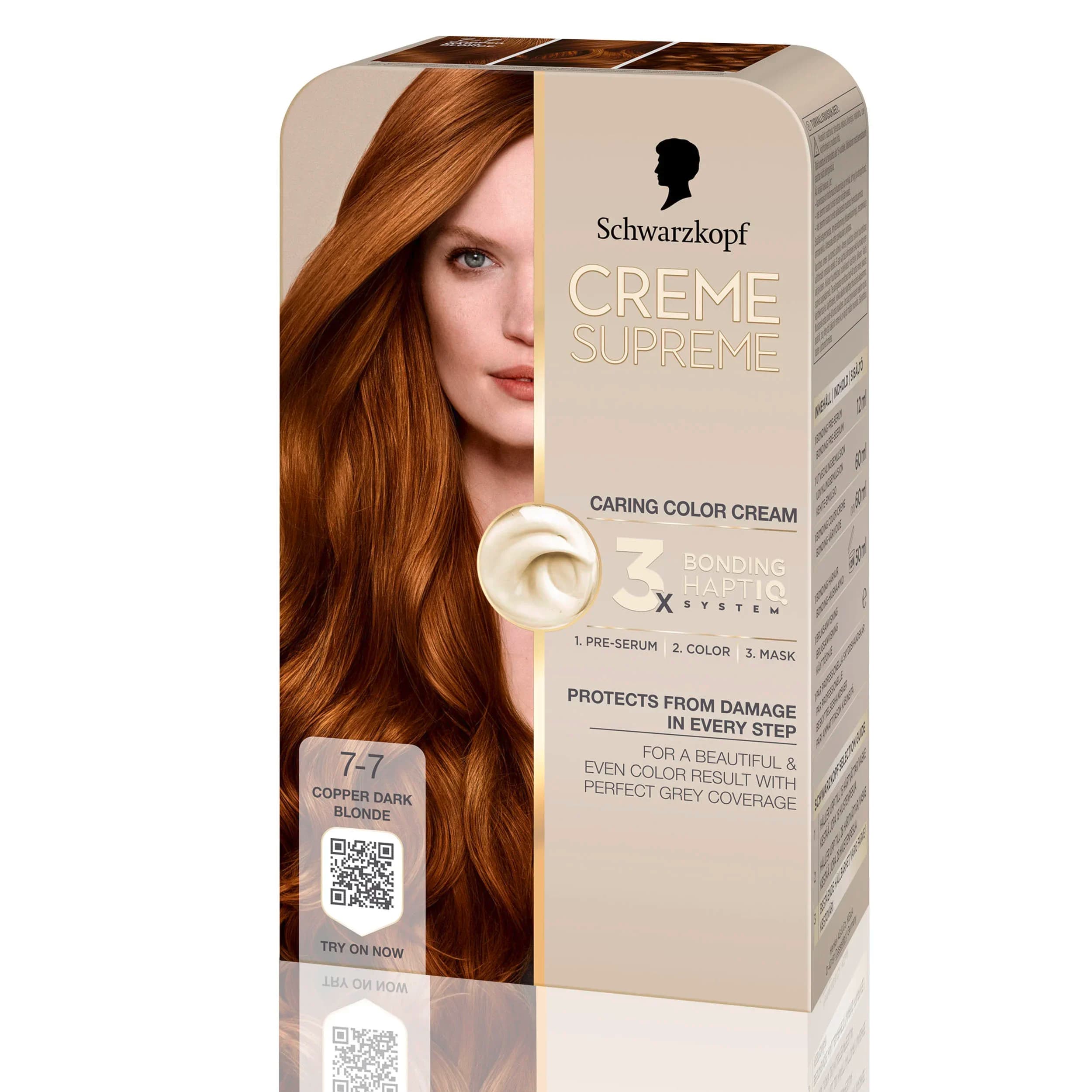 Schwarzkopf Creme Supreme 7-7 Copper Dark Blonde från Schwarzkopf – köp hos Apotek Hjärtat