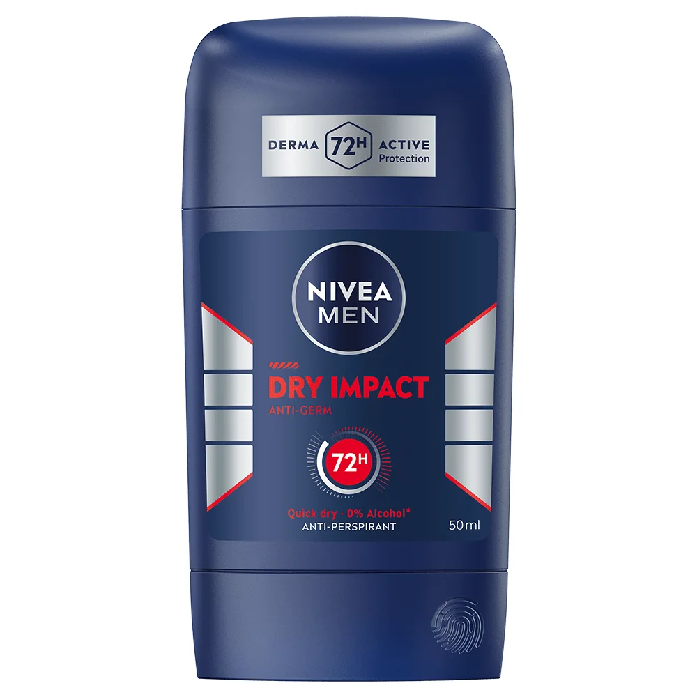Nivea Men Deo Dry Impact Stick 50 ml från Nivea - köp hos Apotek Hjärtat